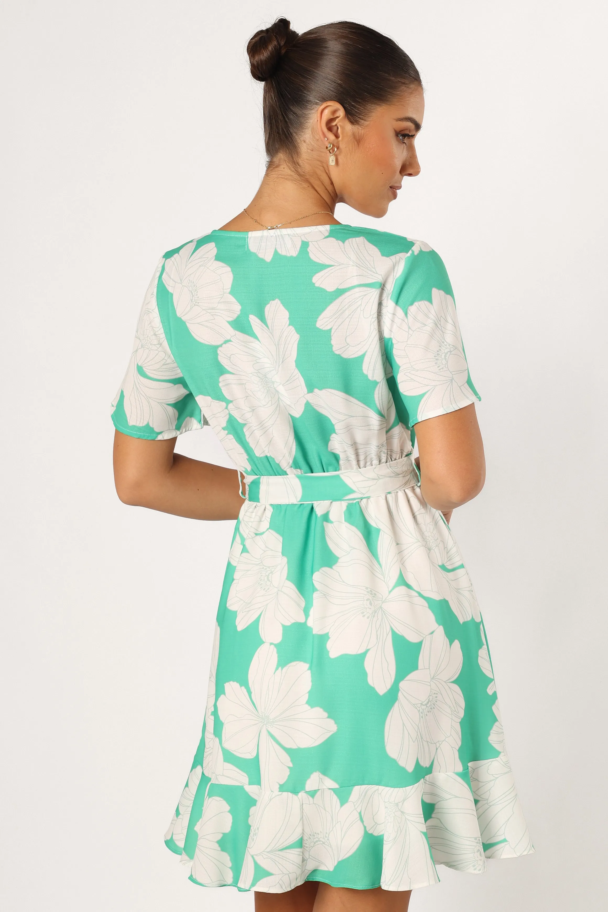 Rylan Mini Dress - Green Floral sold by Petal & Pup product image thumbnail 3