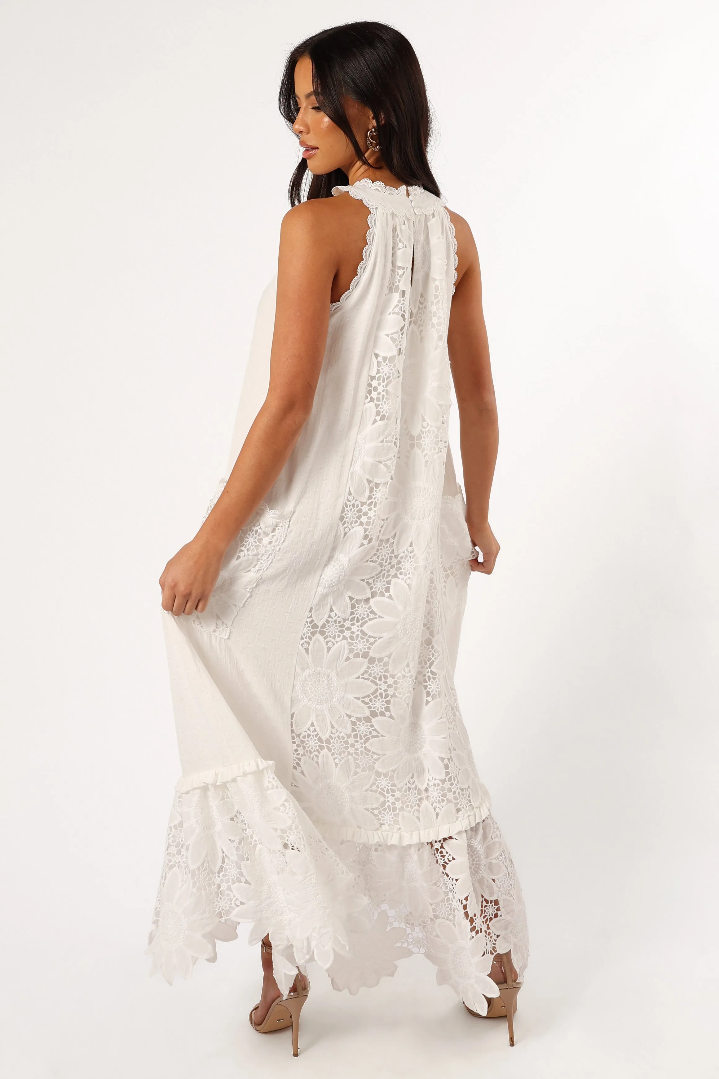 Capri Maxi Dress - White sold by Petal & Pup product image thumbnail 4