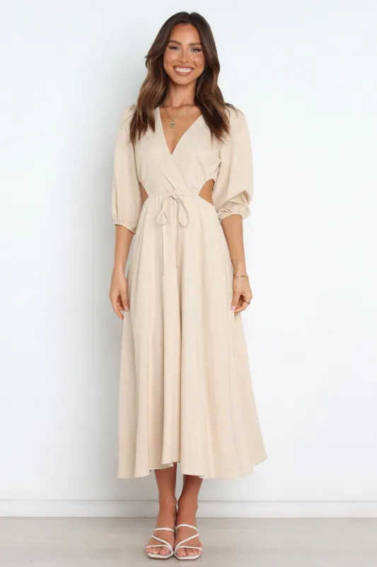 Feyre Dress - Beige sold by Petal & Pup