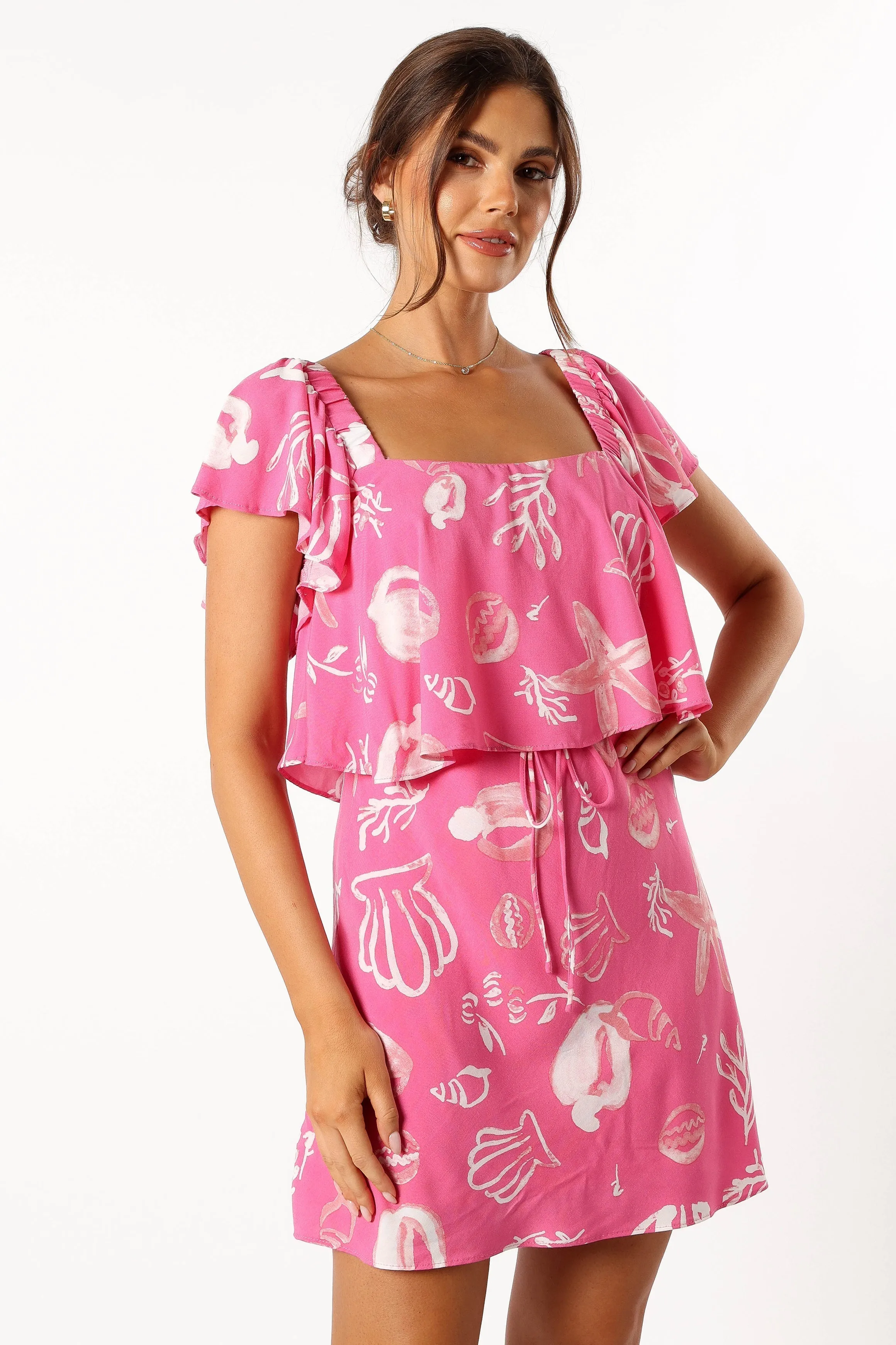 Stellar Mini Dress - Pink Shell sold by Petal & Pup product image thumbnail 4