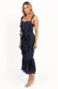 Posedly Midi Dress - Navy sold by Petal & Pup
