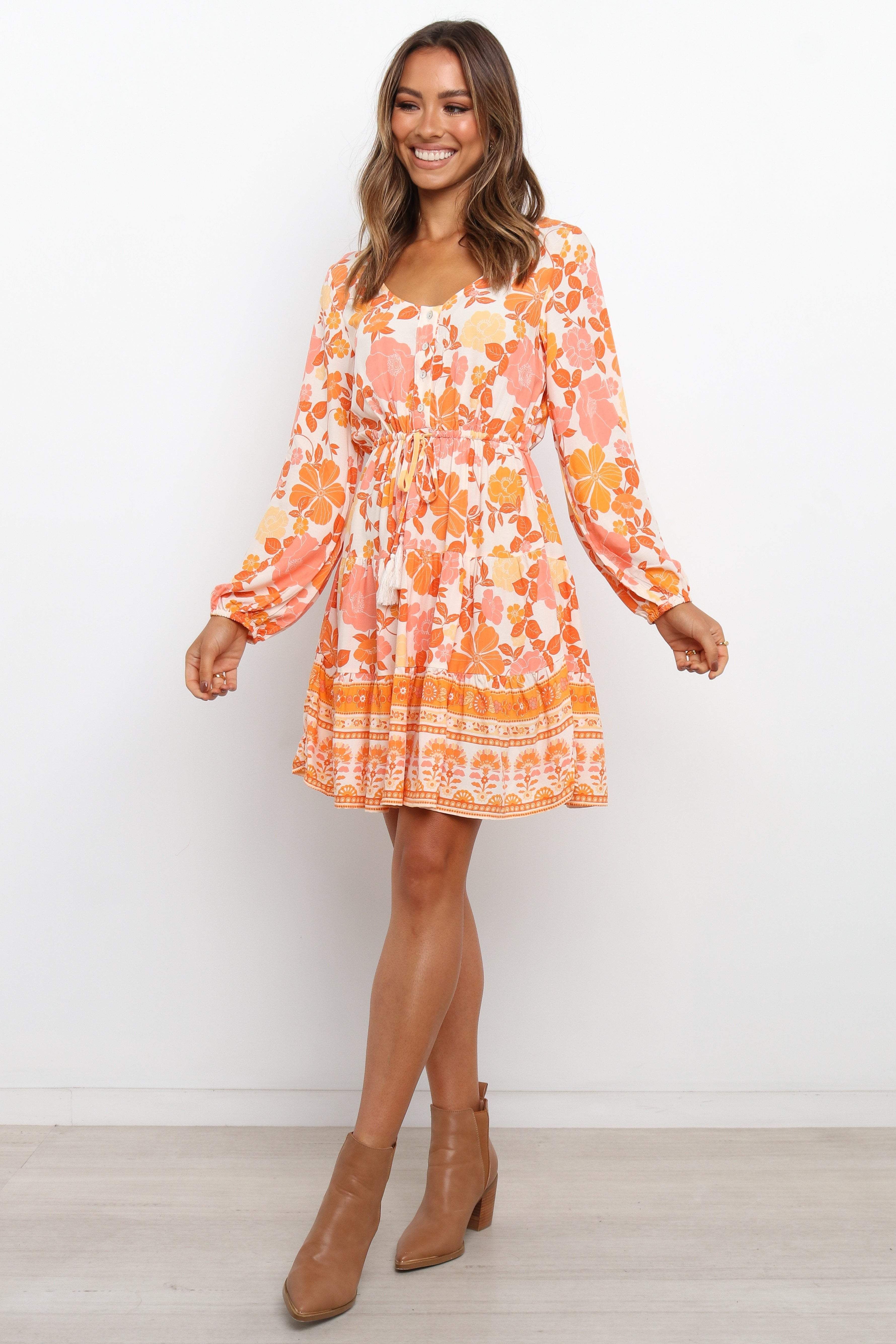 Odie Dress - Orange sold by Petal & Pup product image thumbnail 3