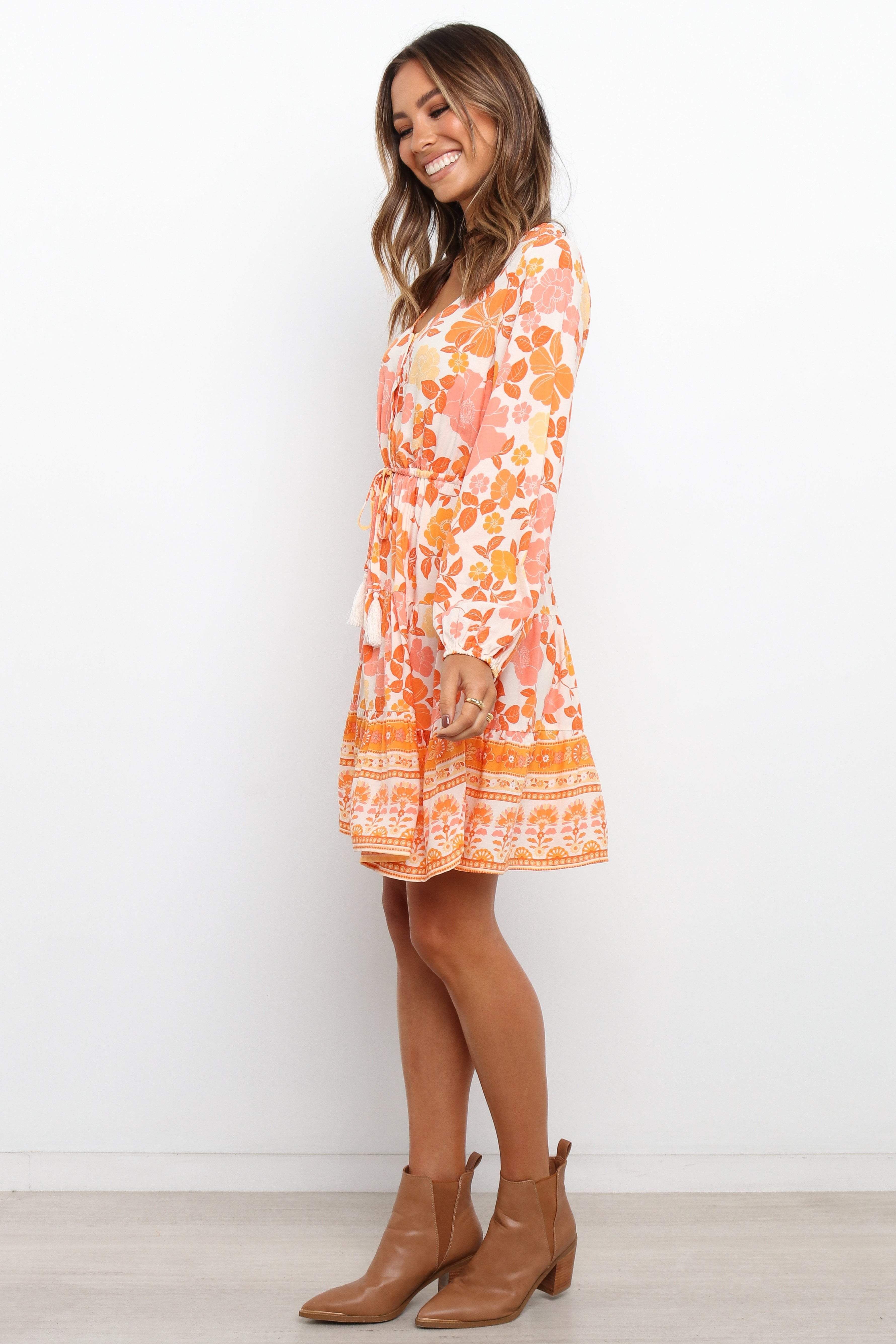 Odie Dress - Orange sold by Petal & Pup product image thumbnail 6