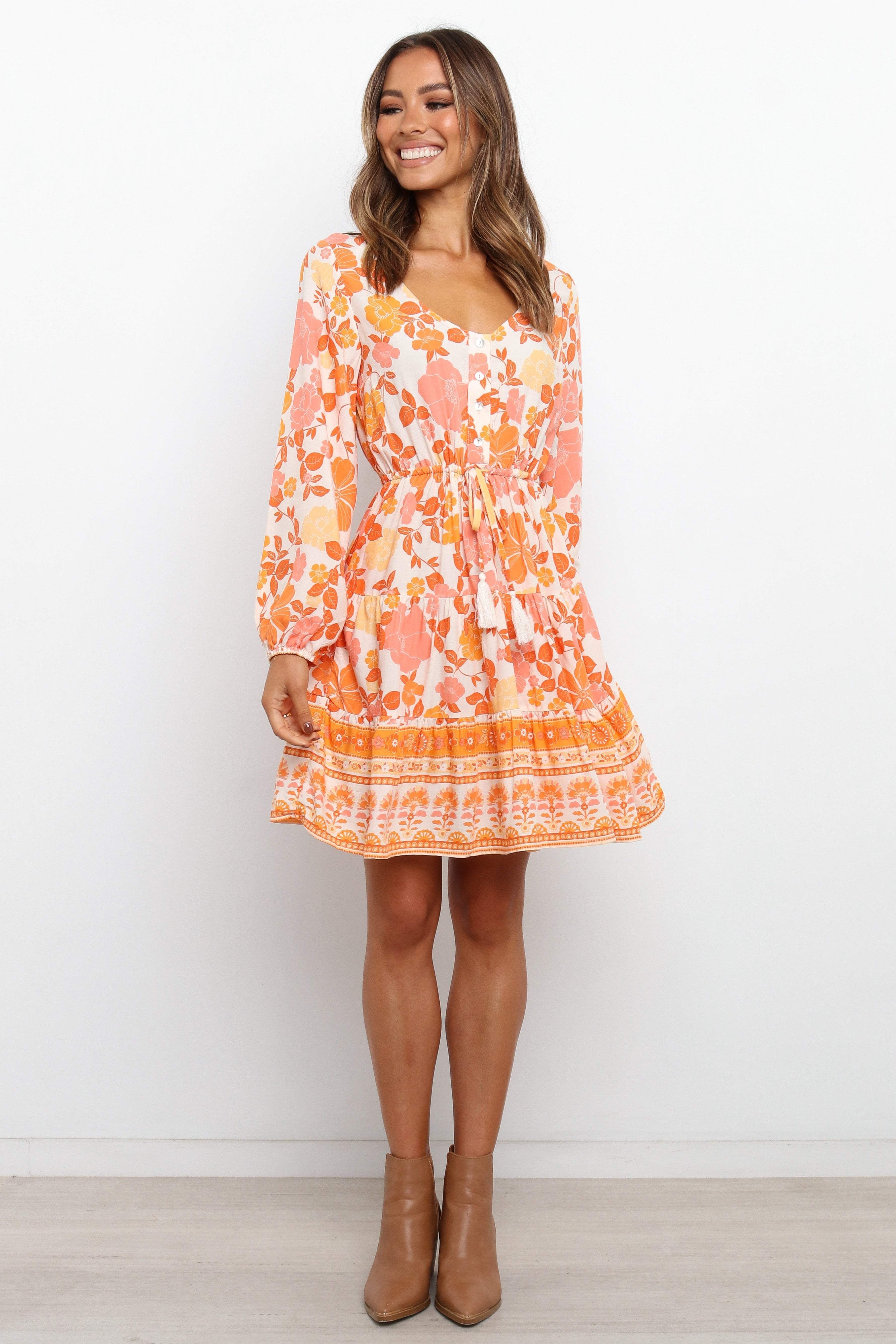 Odie Dress - Orange sold by Petal & Pup product image thumbnail 5
