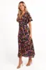 Owena Midi Dress - Midnight Daisy sold by Petal & Pup