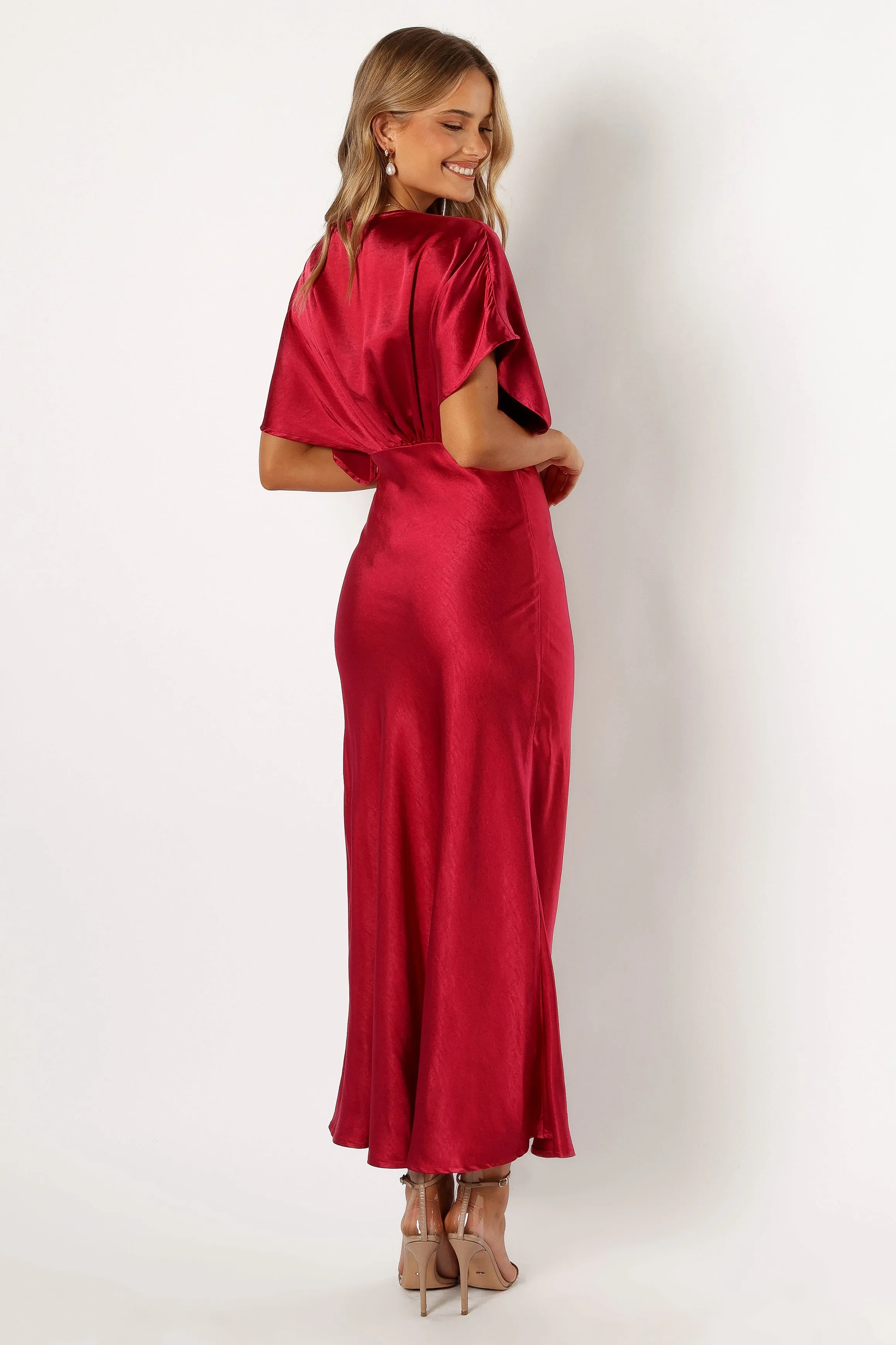 Ricki Maxi Dress - Ruby Wine sold by Petal & Pup product image thumbnail 4