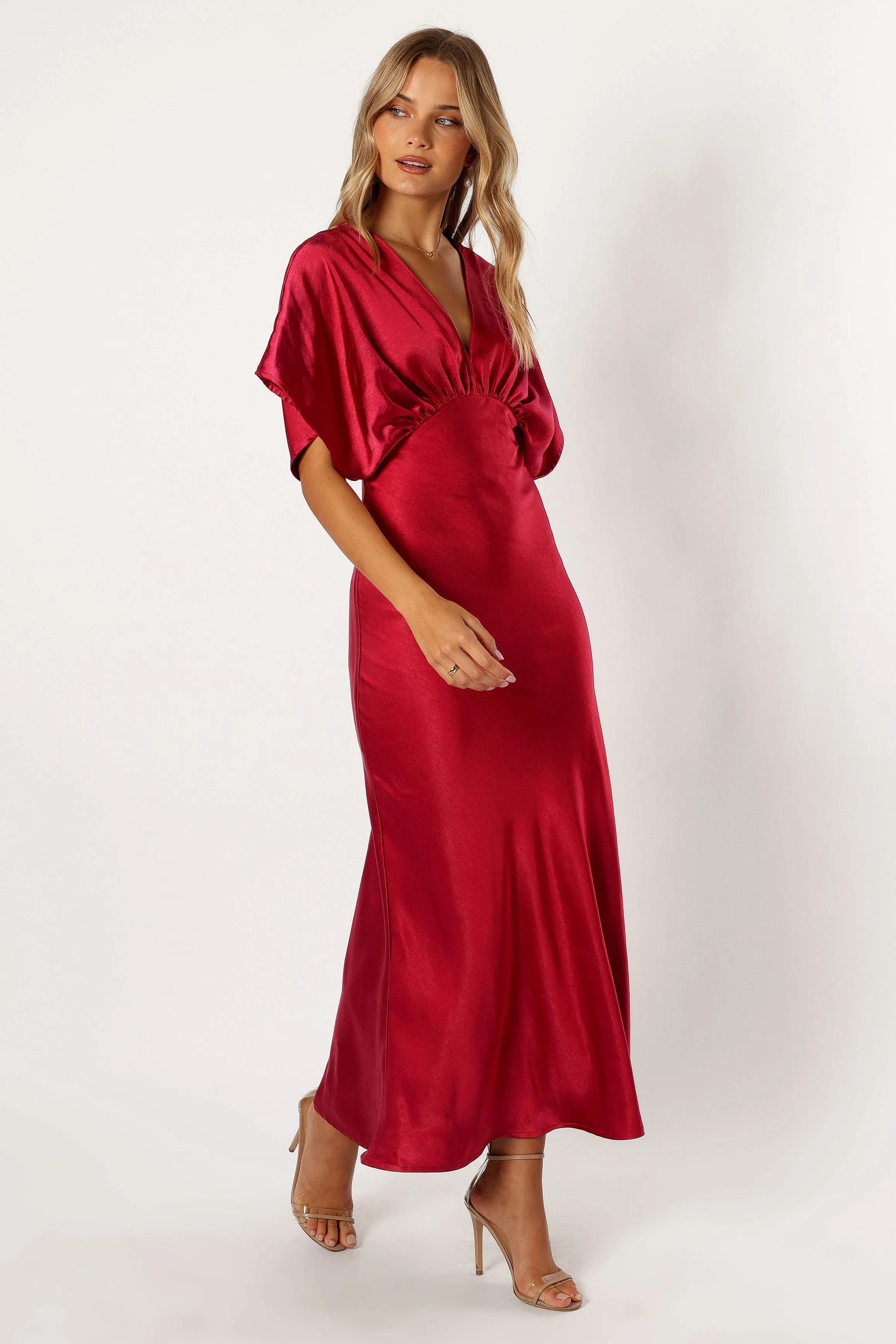Ricki Maxi Dress - Ruby Wine sold by Petal & Pup product image thumbnail 5