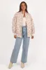 Yasmine Quilted Flower Jacket - Off White sold by Petal & Pup