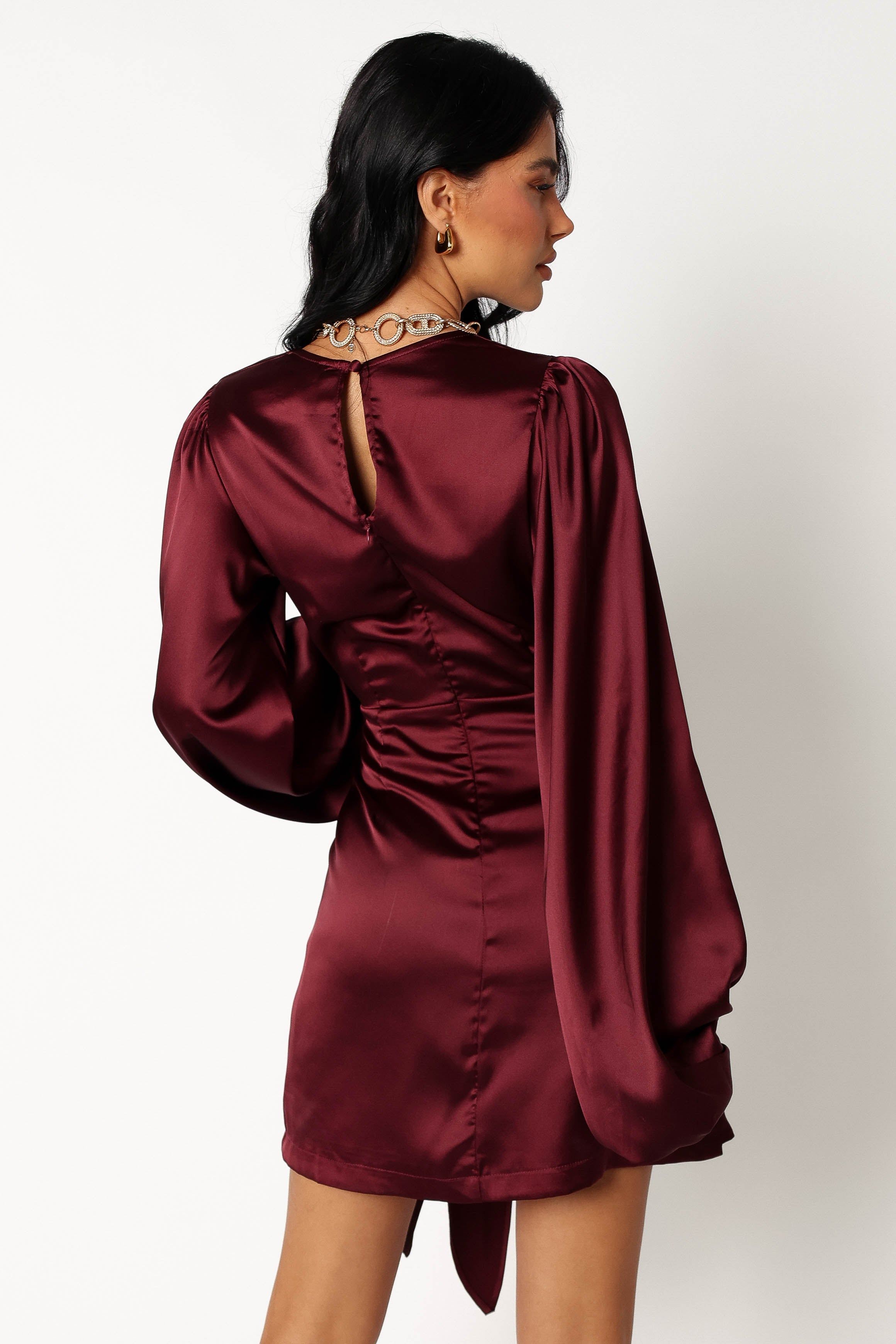 Opal Dress - Wine sold by Petal & Pup product image thumbnail 4