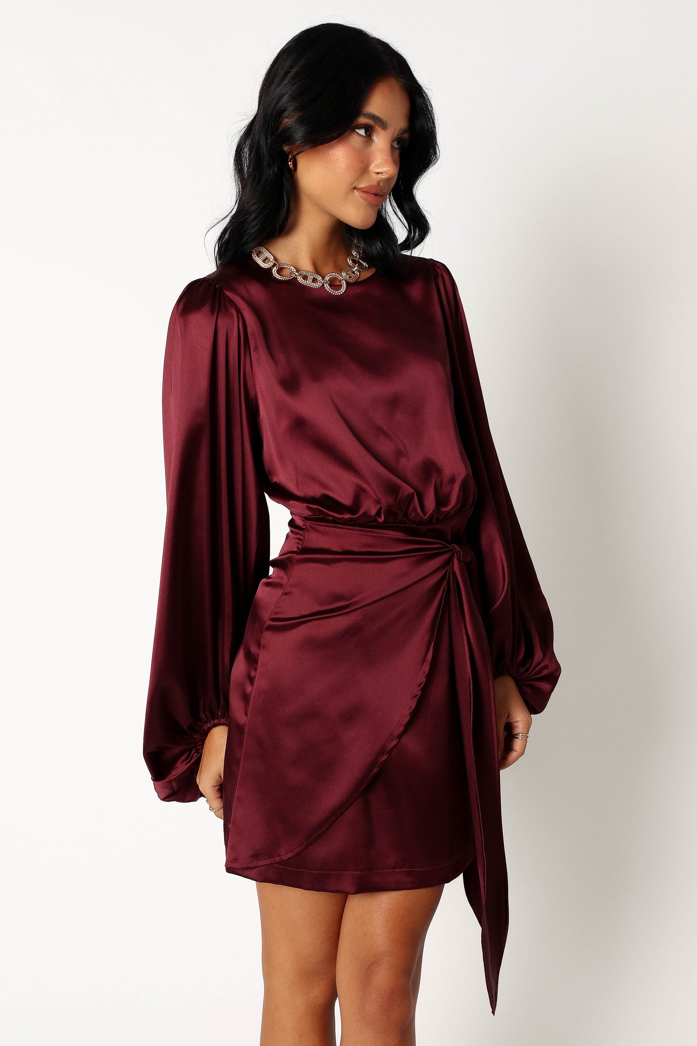 Opal Dress - Wine sold by Petal & Pup product image thumbnail 3