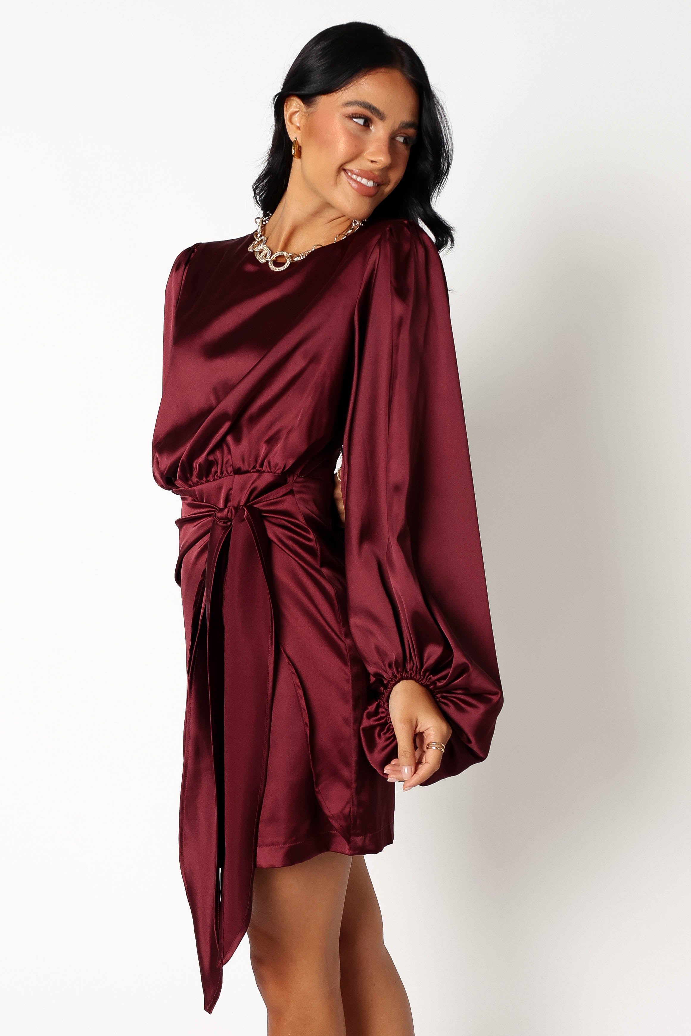 Opal Dress - Wine sold by Petal & Pup product image thumbnail 5