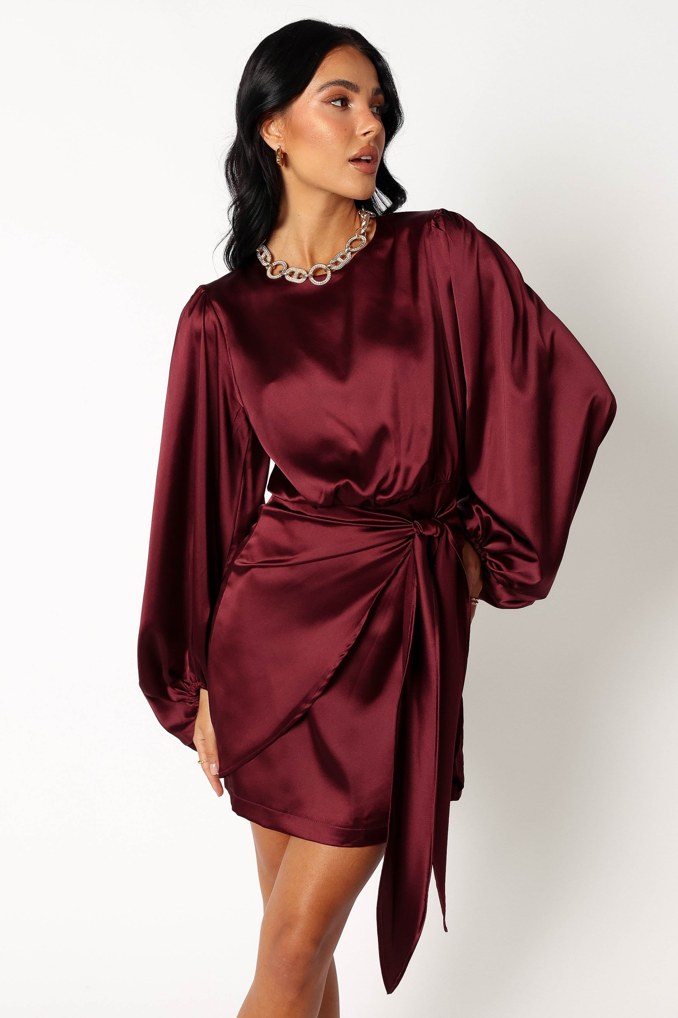 Opal Dress - Wine sold by Petal & Pup