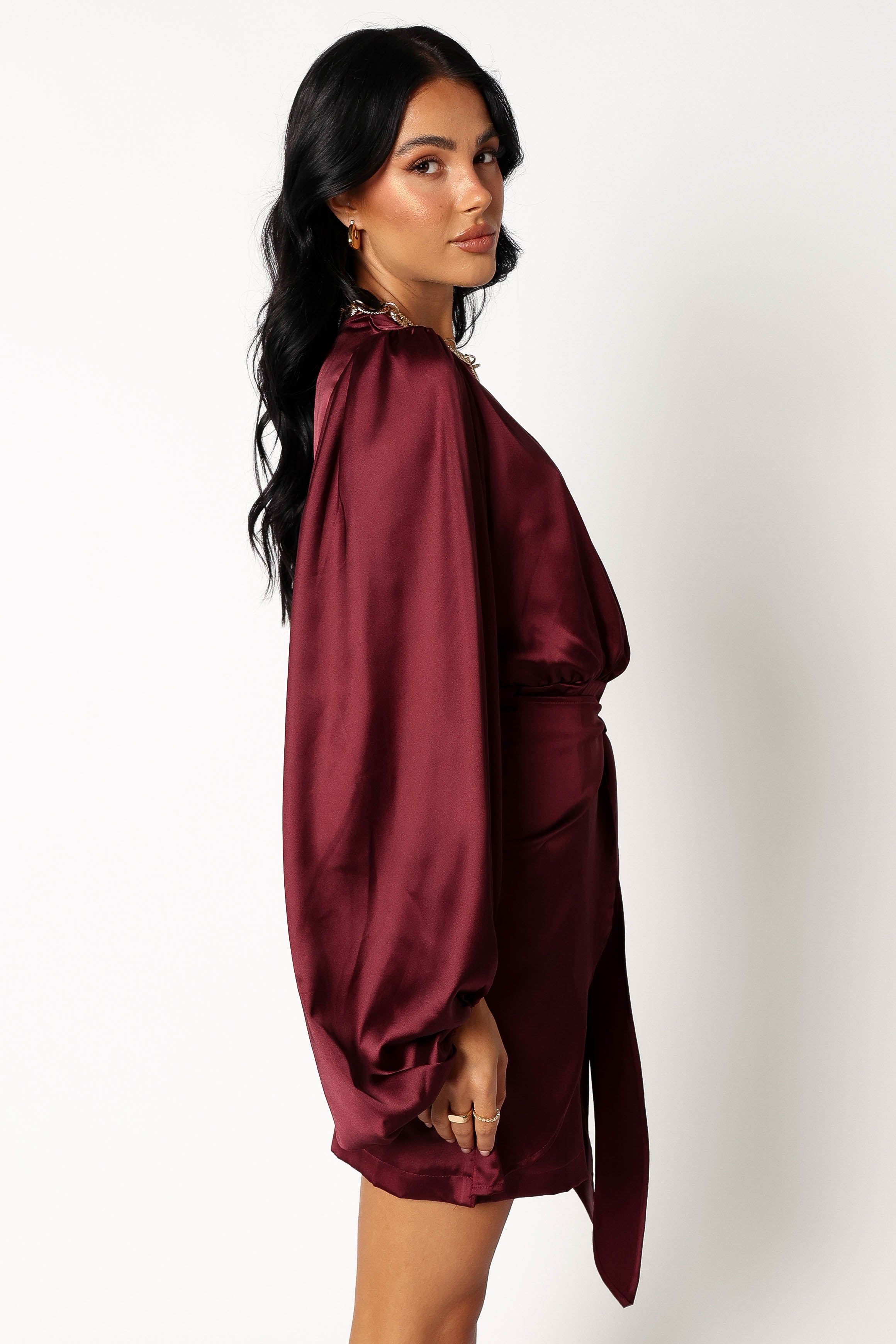 Opal Dress - Wine sold by Petal & Pup product image thumbnail 2