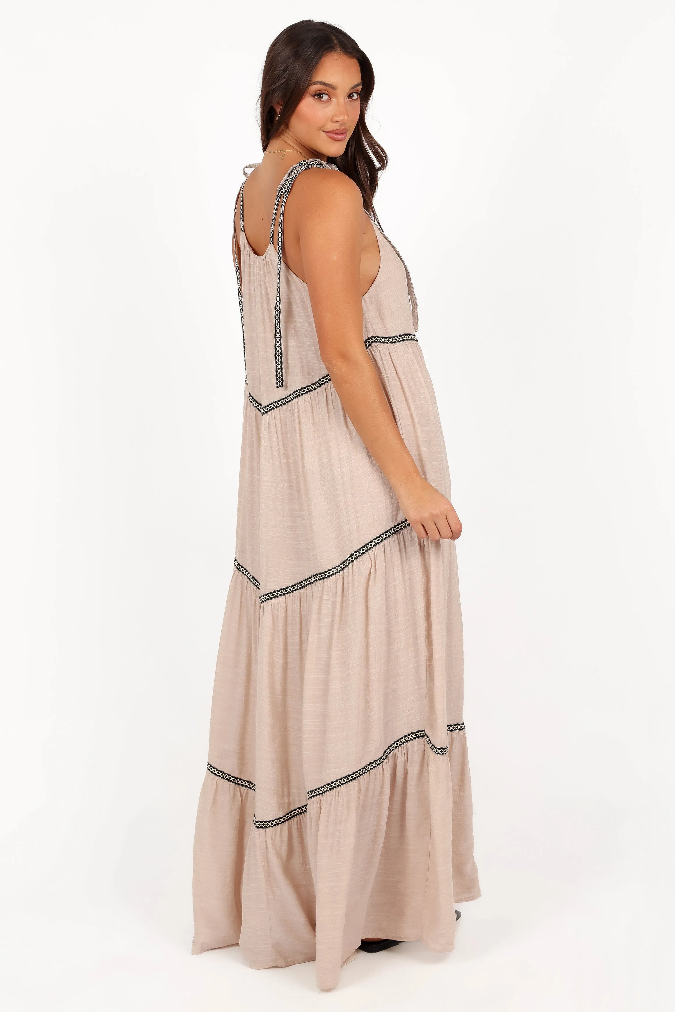 Volina Maxi Dress - Light Taupe sold by Petal & Pup product image thumbnail 5