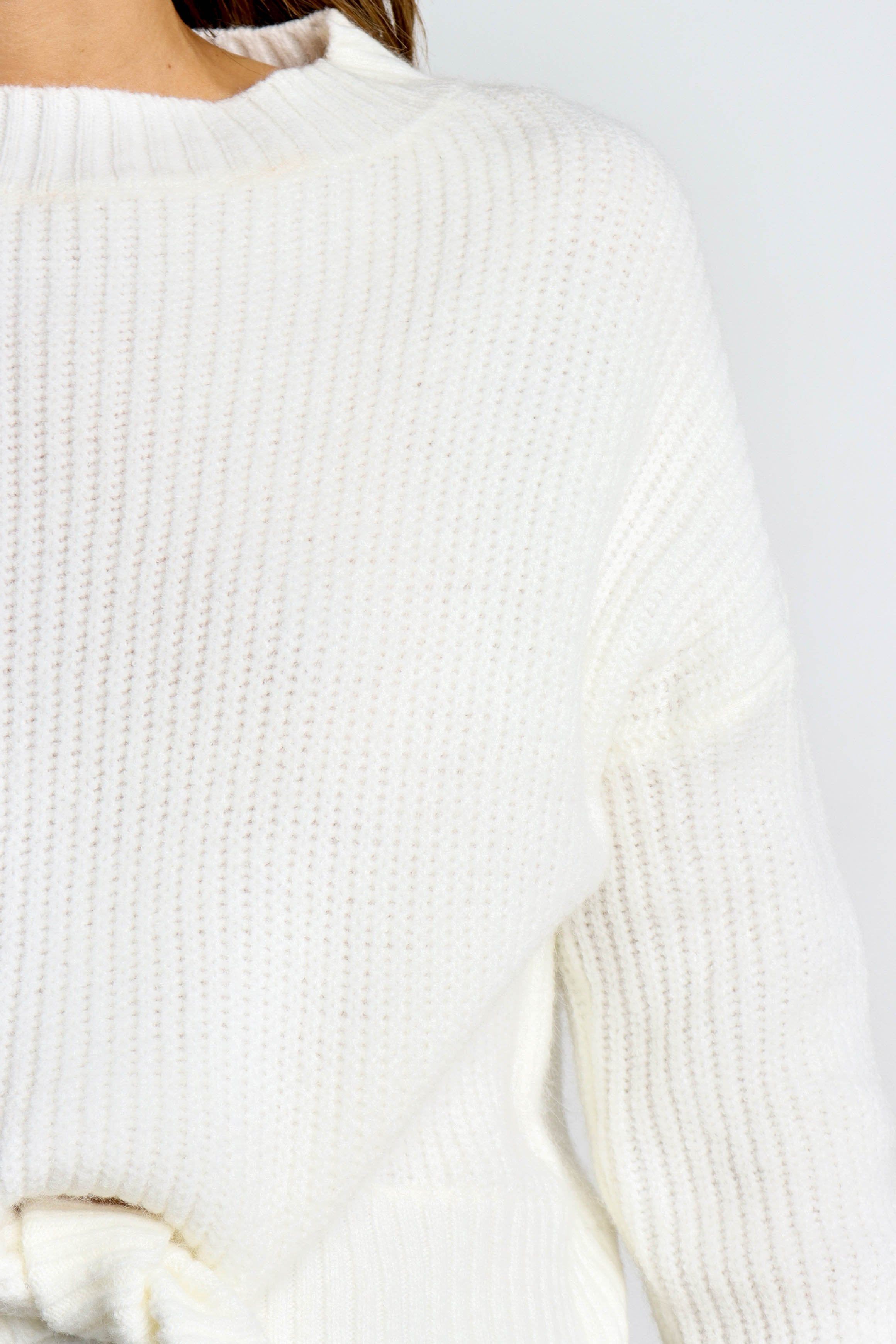 Koreen Knit Sweater - White sold by Petal & Pup product image thumbnail 9