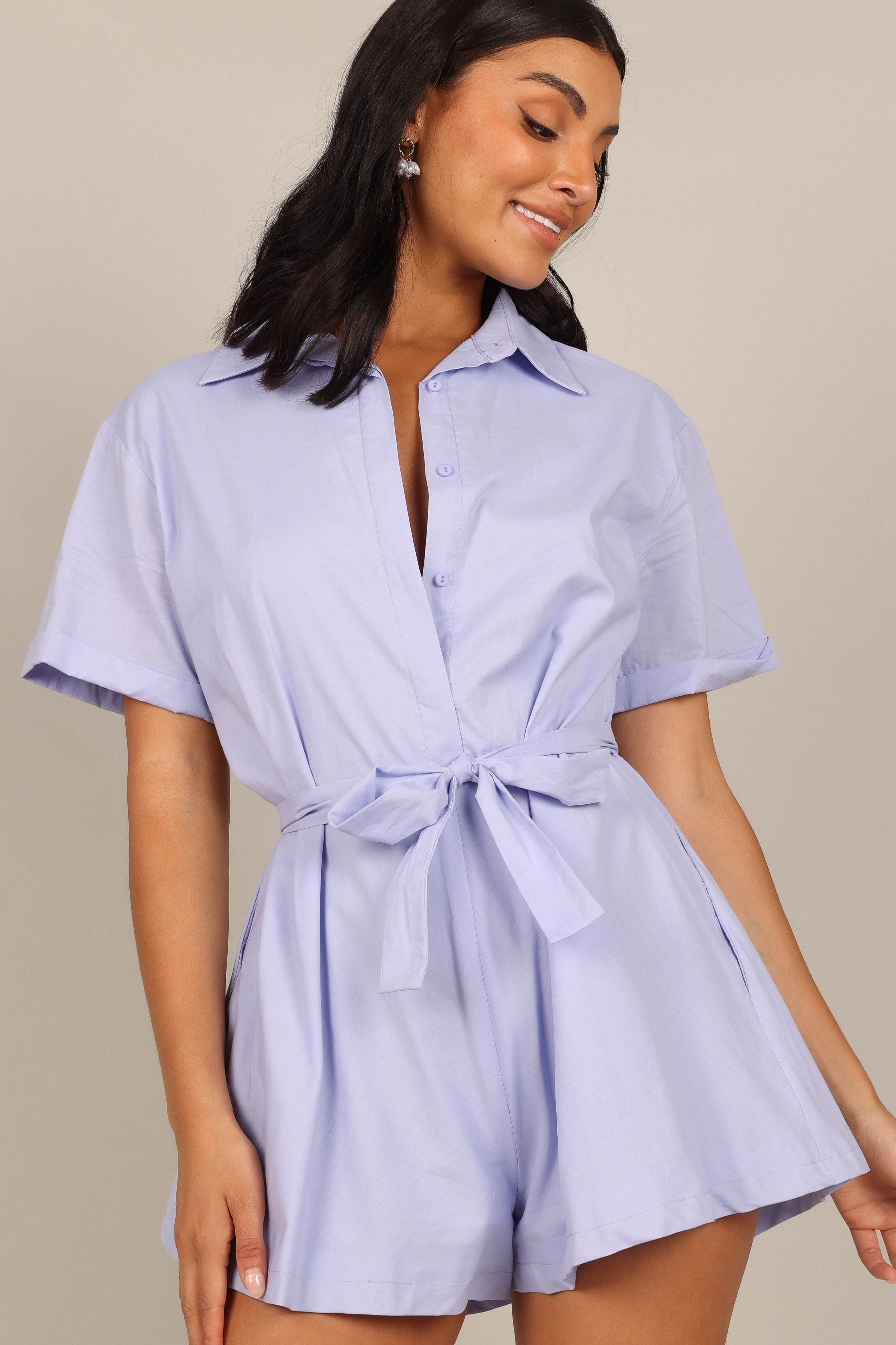 Arli Romper - Cornflower Blue sold by Petal & Pup product image thumbnail 3