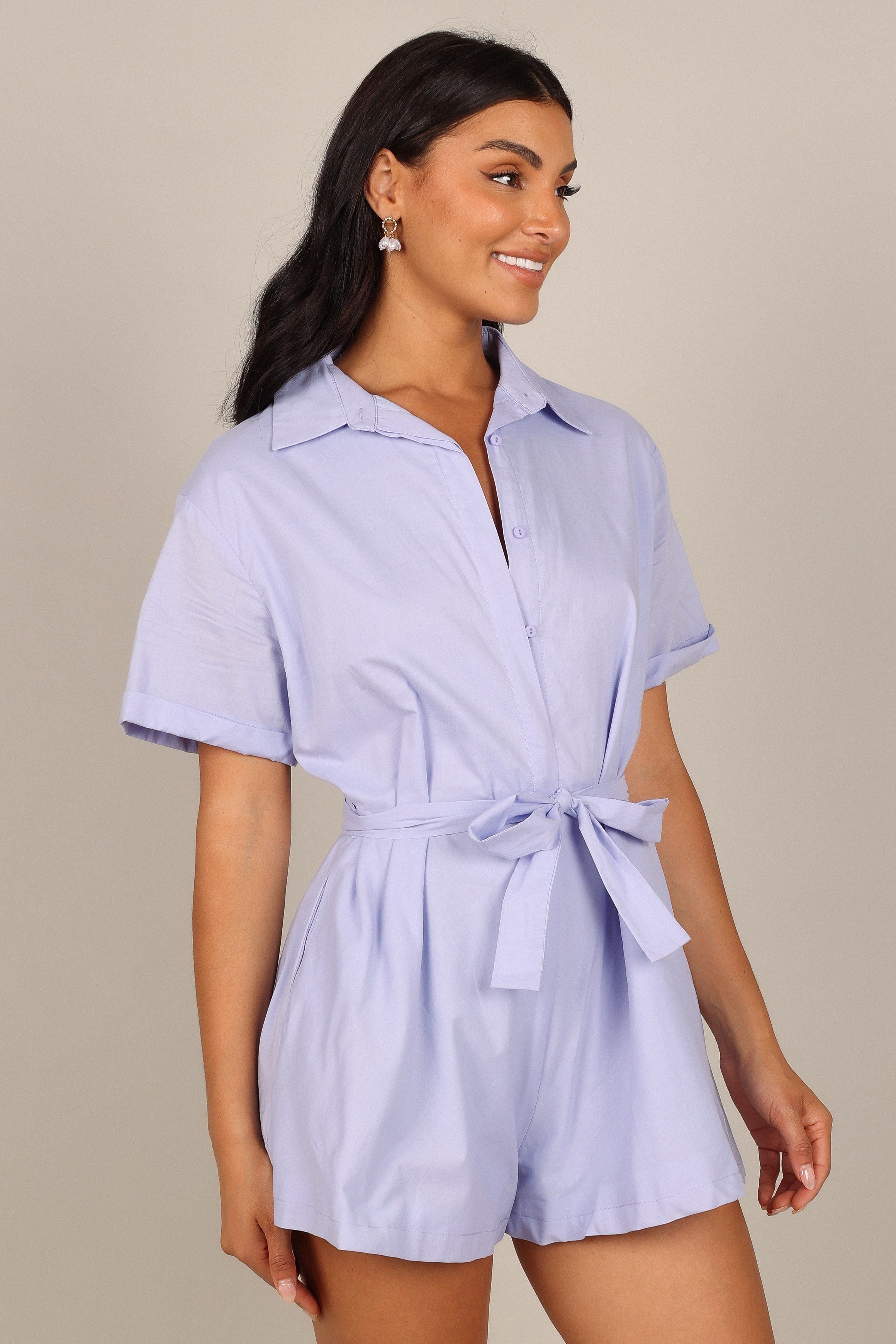 Arli Romper - Cornflower Blue sold by Petal & Pup product image thumbnail 6