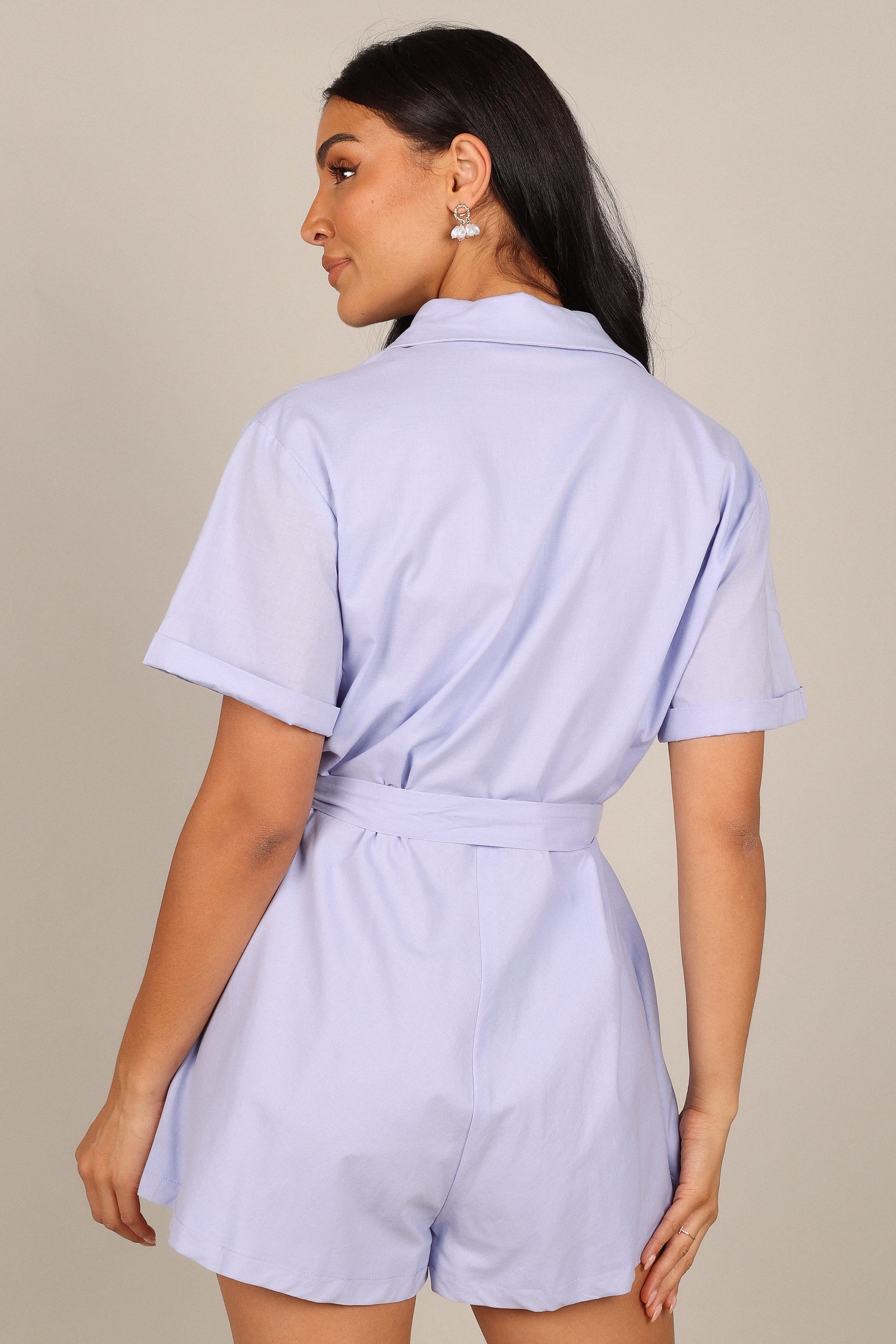 Arli Romper - Cornflower Blue sold by Petal & Pup product image thumbnail 7