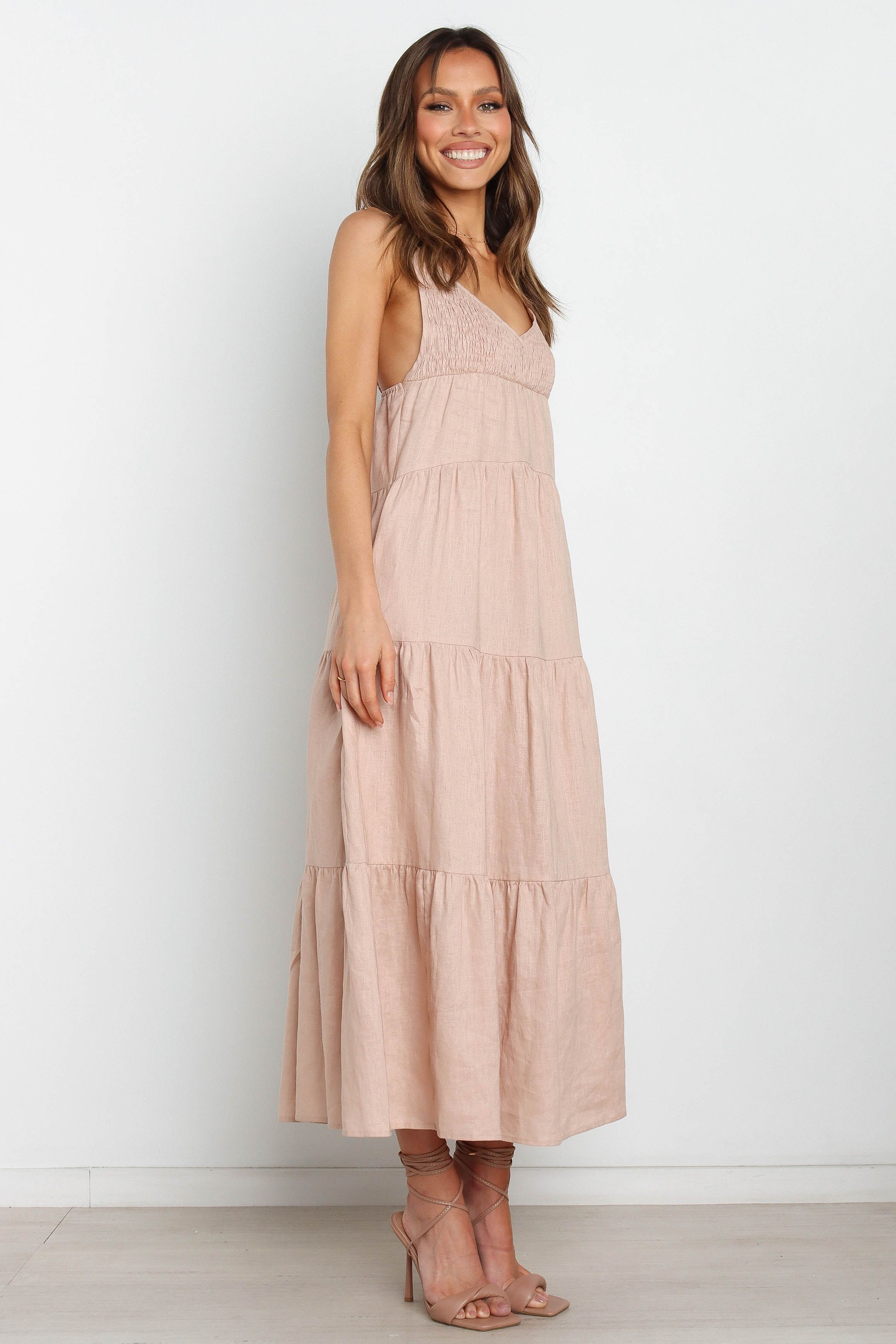 Aurora Dress - Beige sold by Petal & Pup product image thumbnail 5