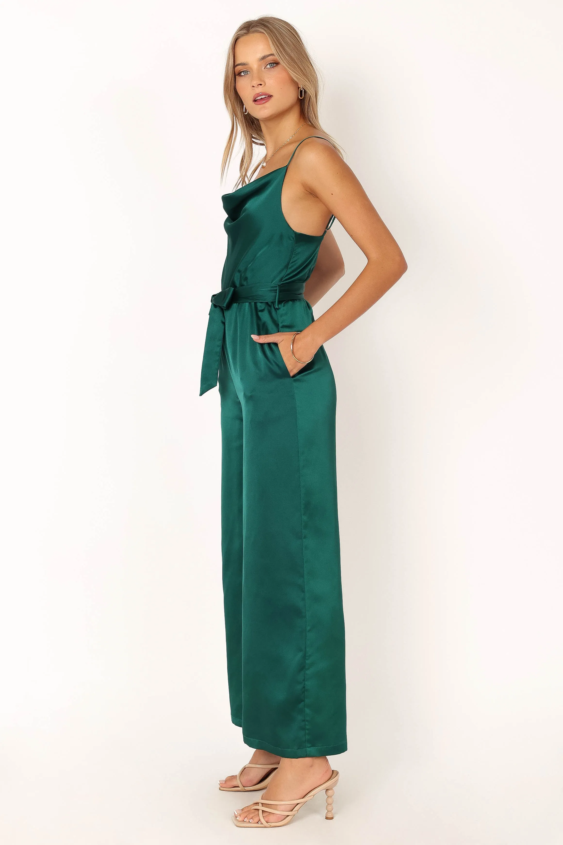 Persia Jumpsuit - Green sold by Petal & Pup product image thumbnail 5
