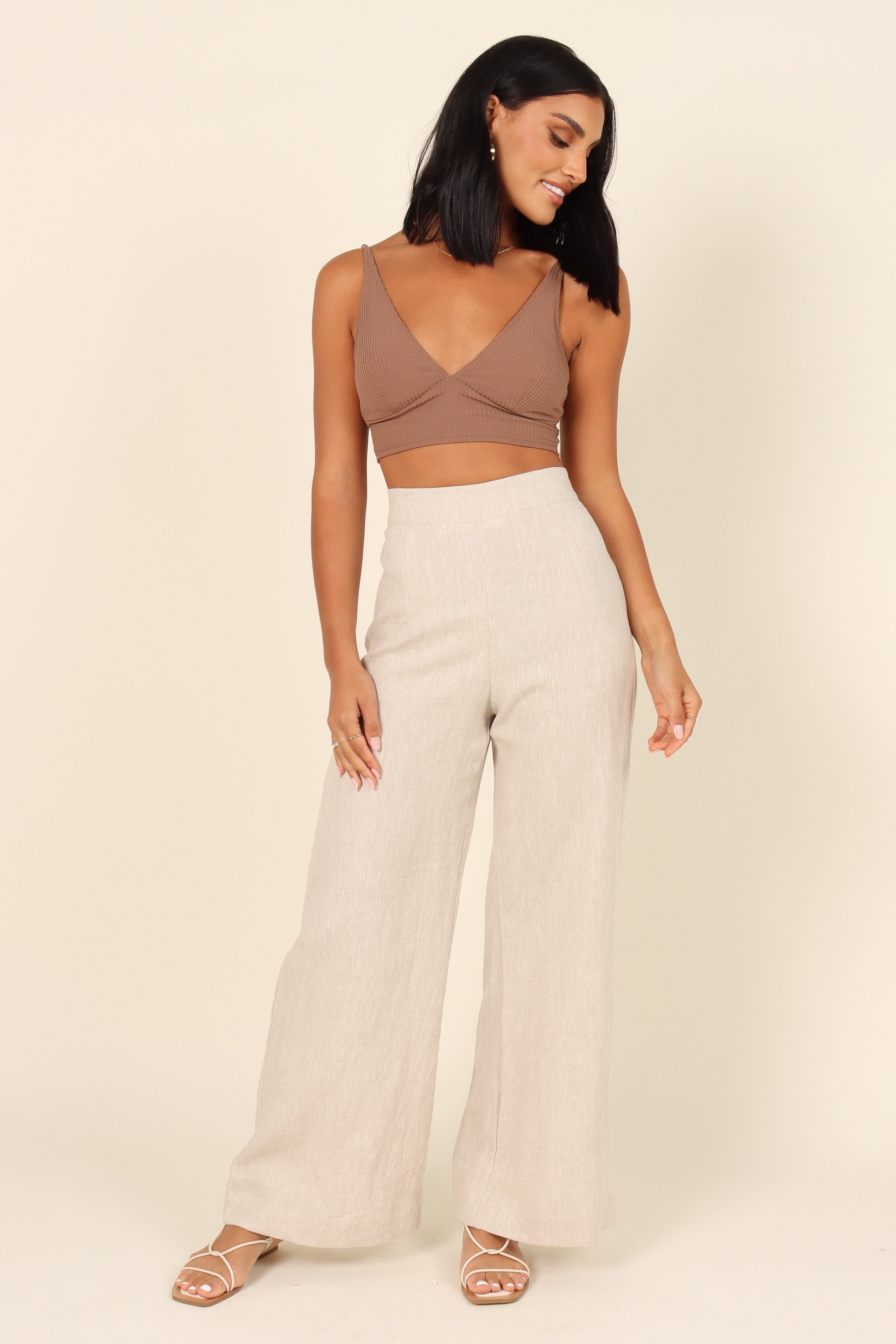 Matteo Lace Bralette - Brown sold by Petal & Pup product image thumbnail 3