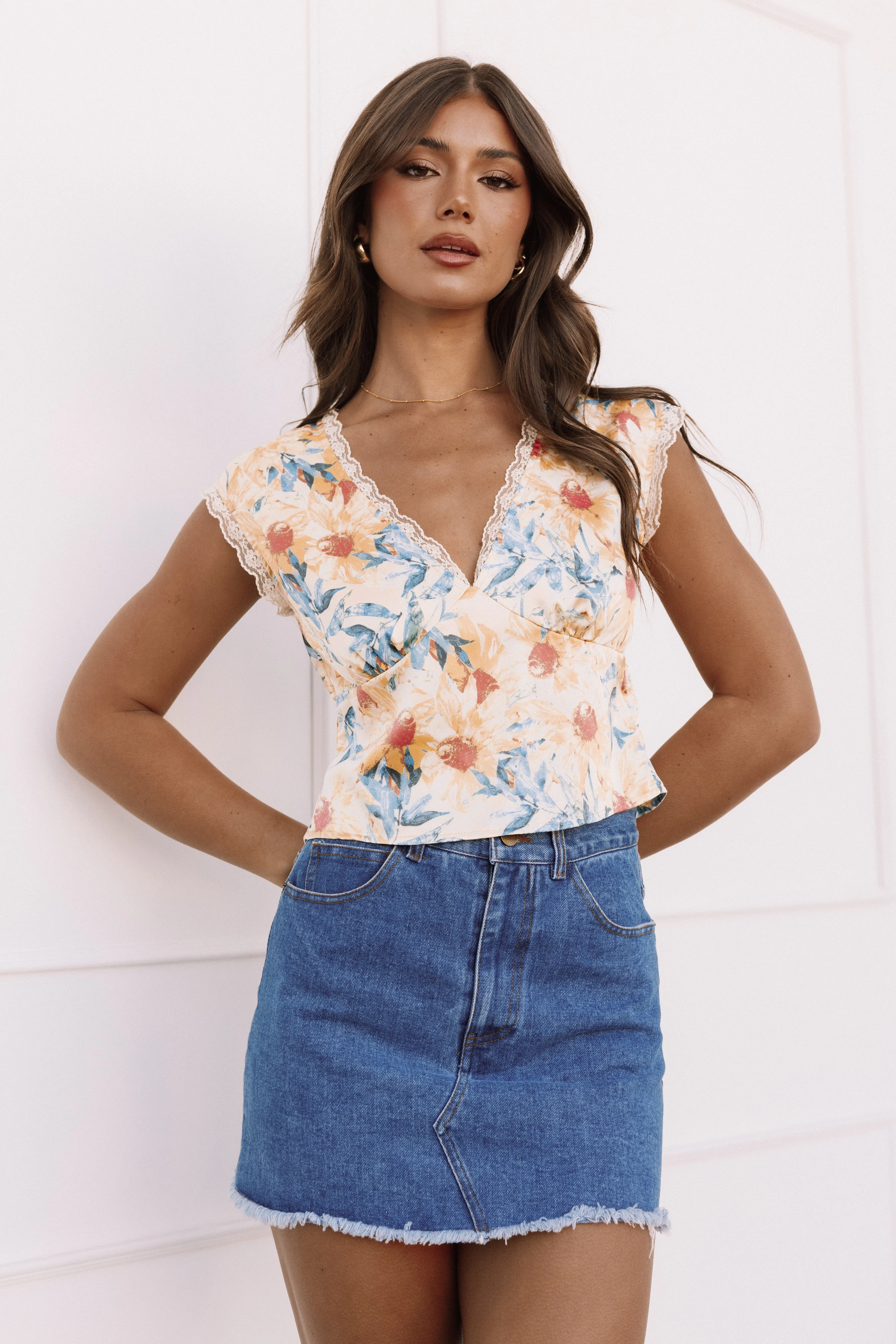 Enea Top - Yellow sold by Petal & Pup