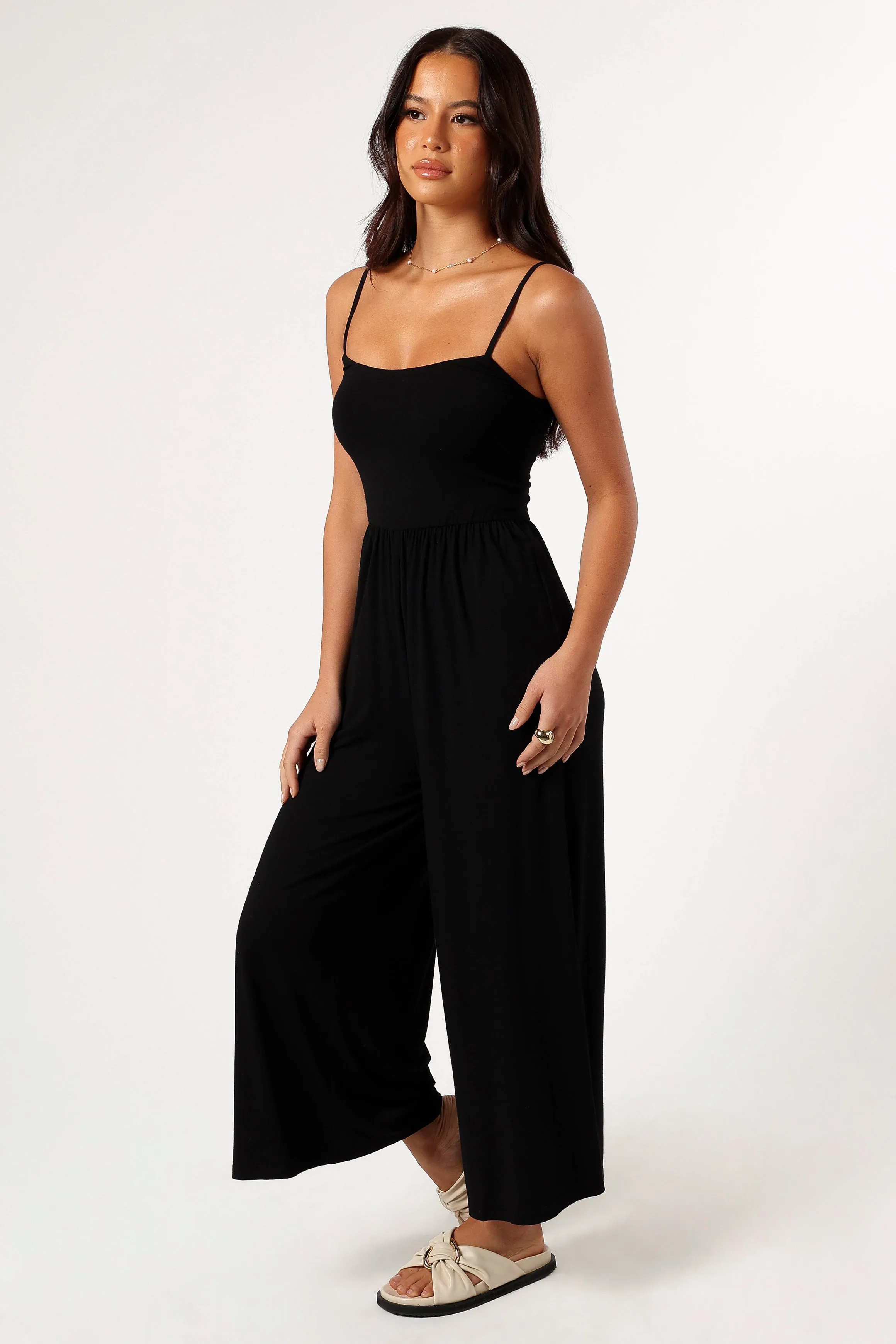 Kameron Knit Jumpsuit - Black sold by Petal & Pup product image thumbnail 3