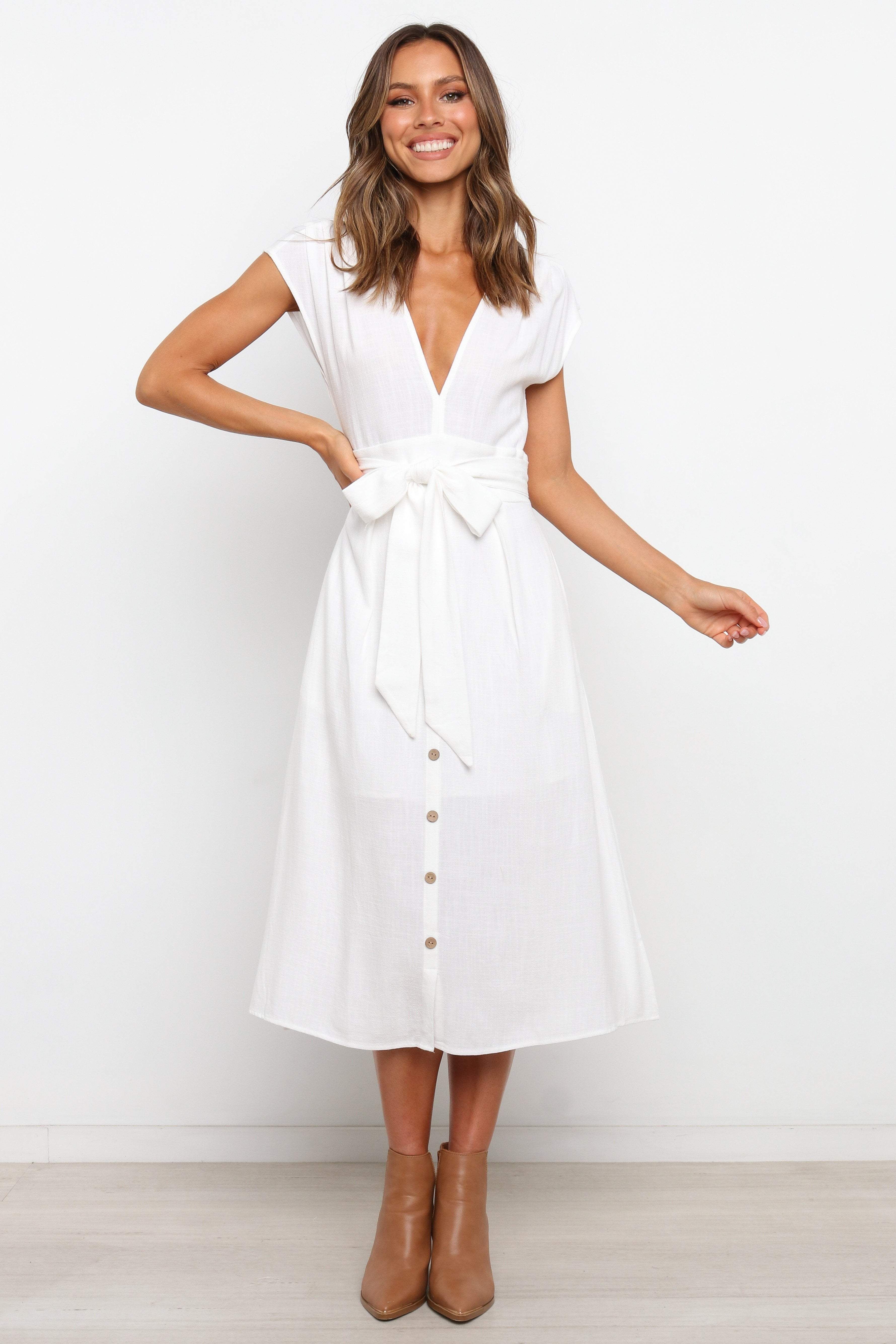 Layla Dress - White sold by Petal & Pup product image thumbnail 3