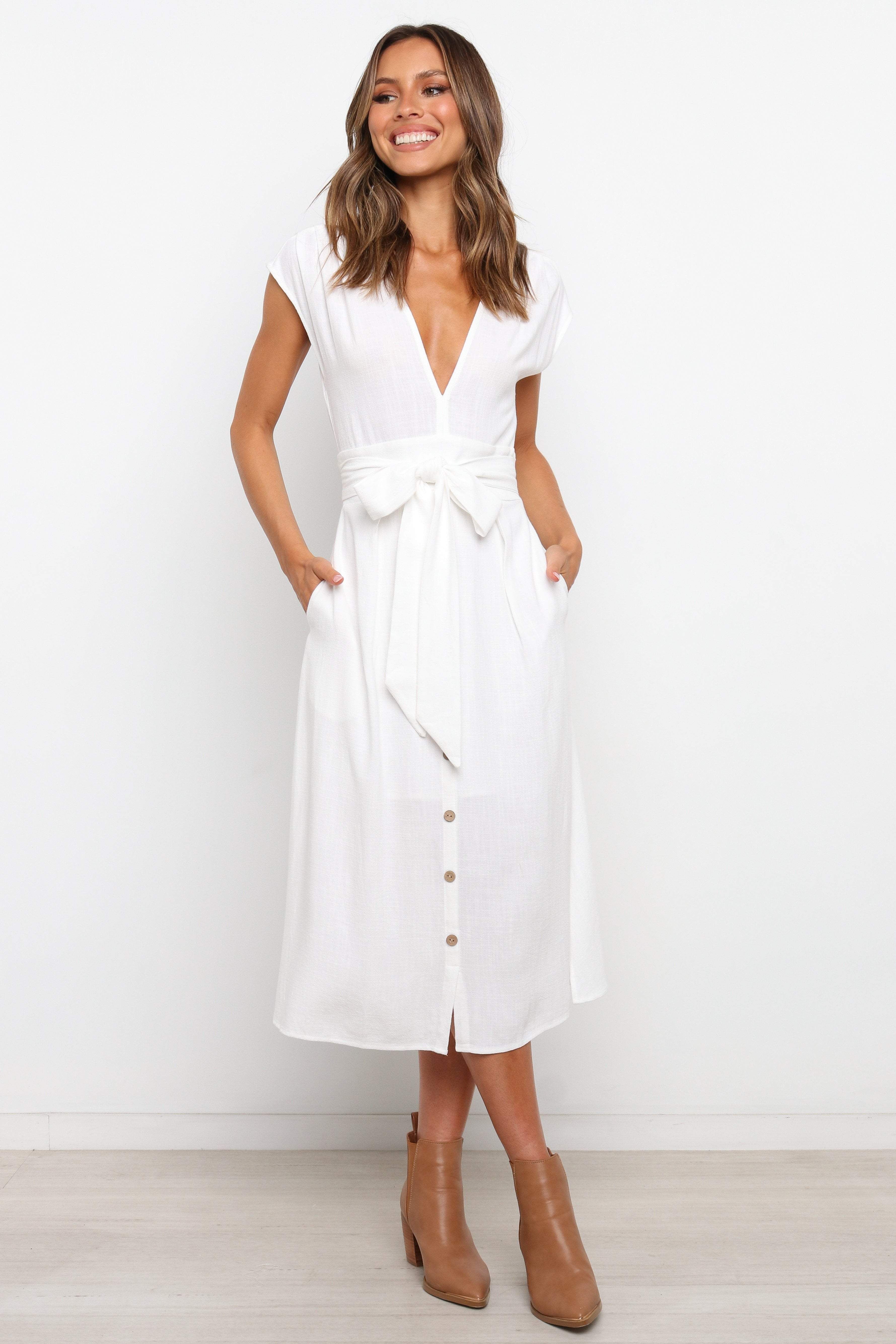 Layla Dress - White sold by Petal & Pup product image thumbnail 4
