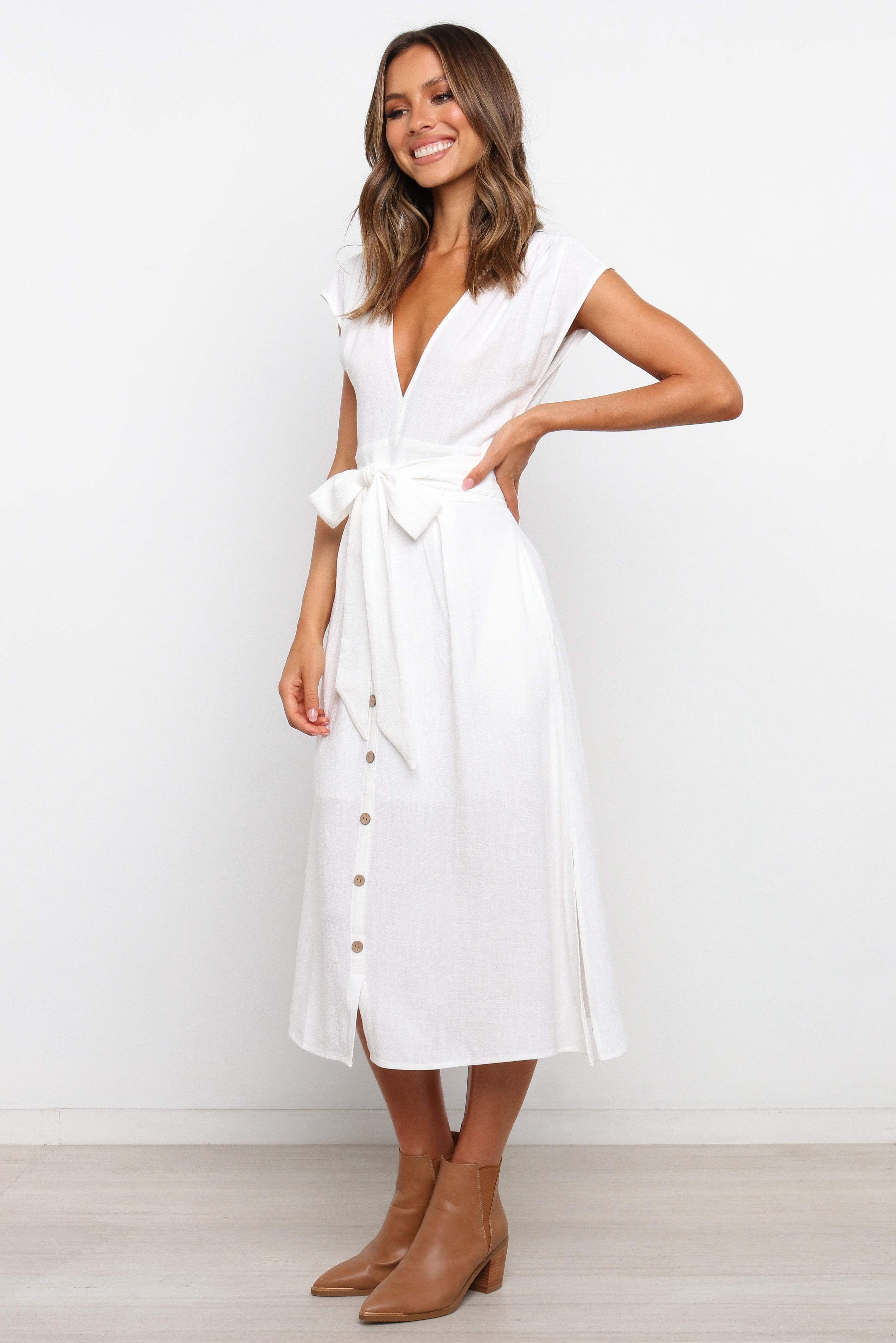 Layla Dress - White sold by Petal & Pup product image thumbnail 5
