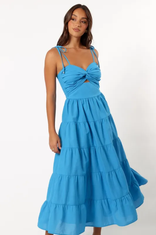 Lenny Maxi Dress - Blue sold by Petal & Pup