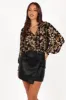 Rebecca Faux Leather Mini Skirt - Black sold by Petal & Pup