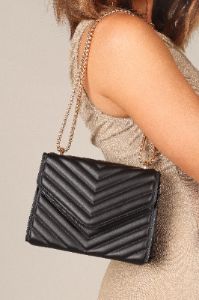 Chrissy Crossbody Bag - Black sold by Petal & Pup