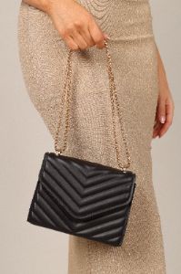 Chrissy Crossbody Bag - Black sold by Petal & Pup