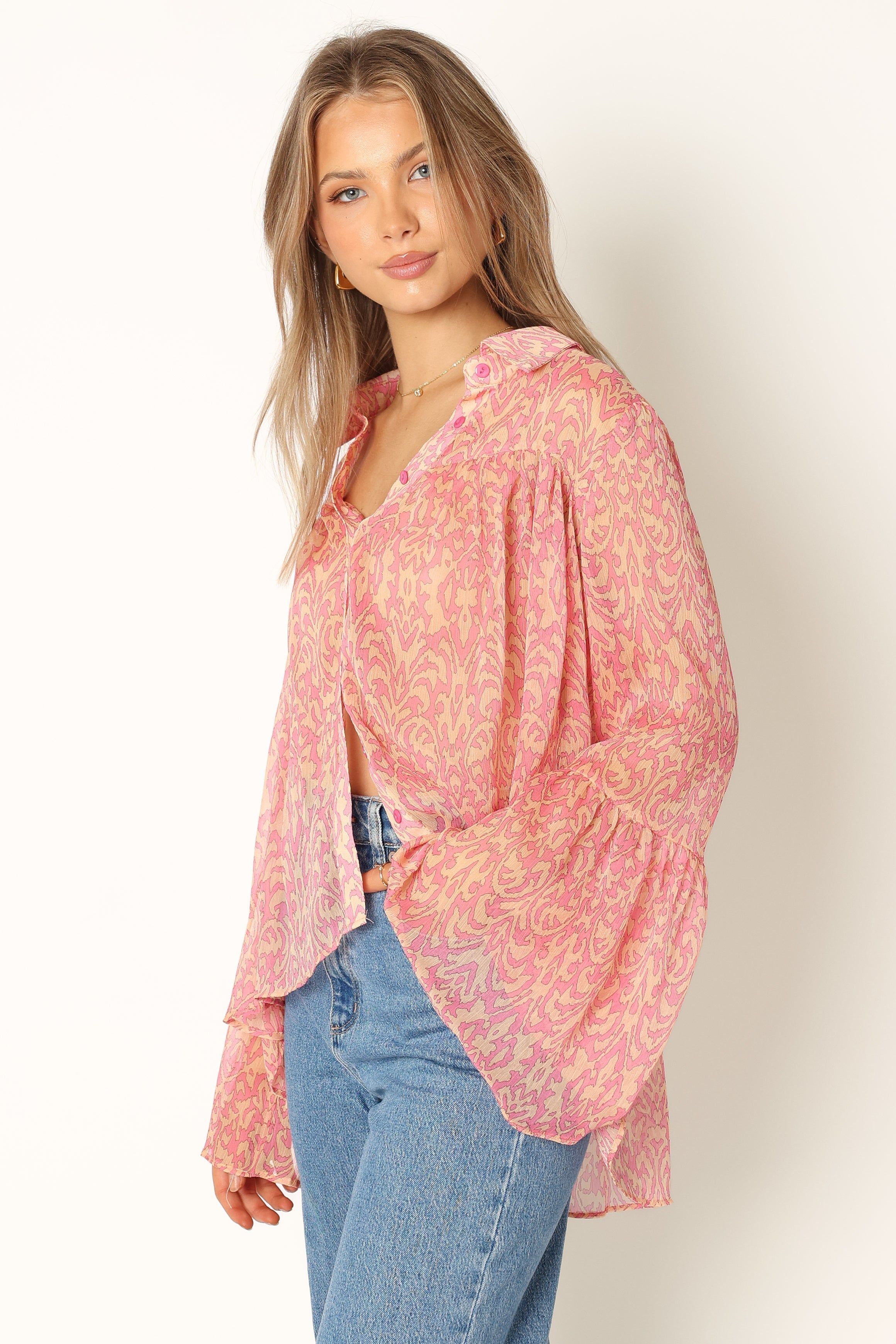 Dayton Shirt - Pink sold by Petal & Pup