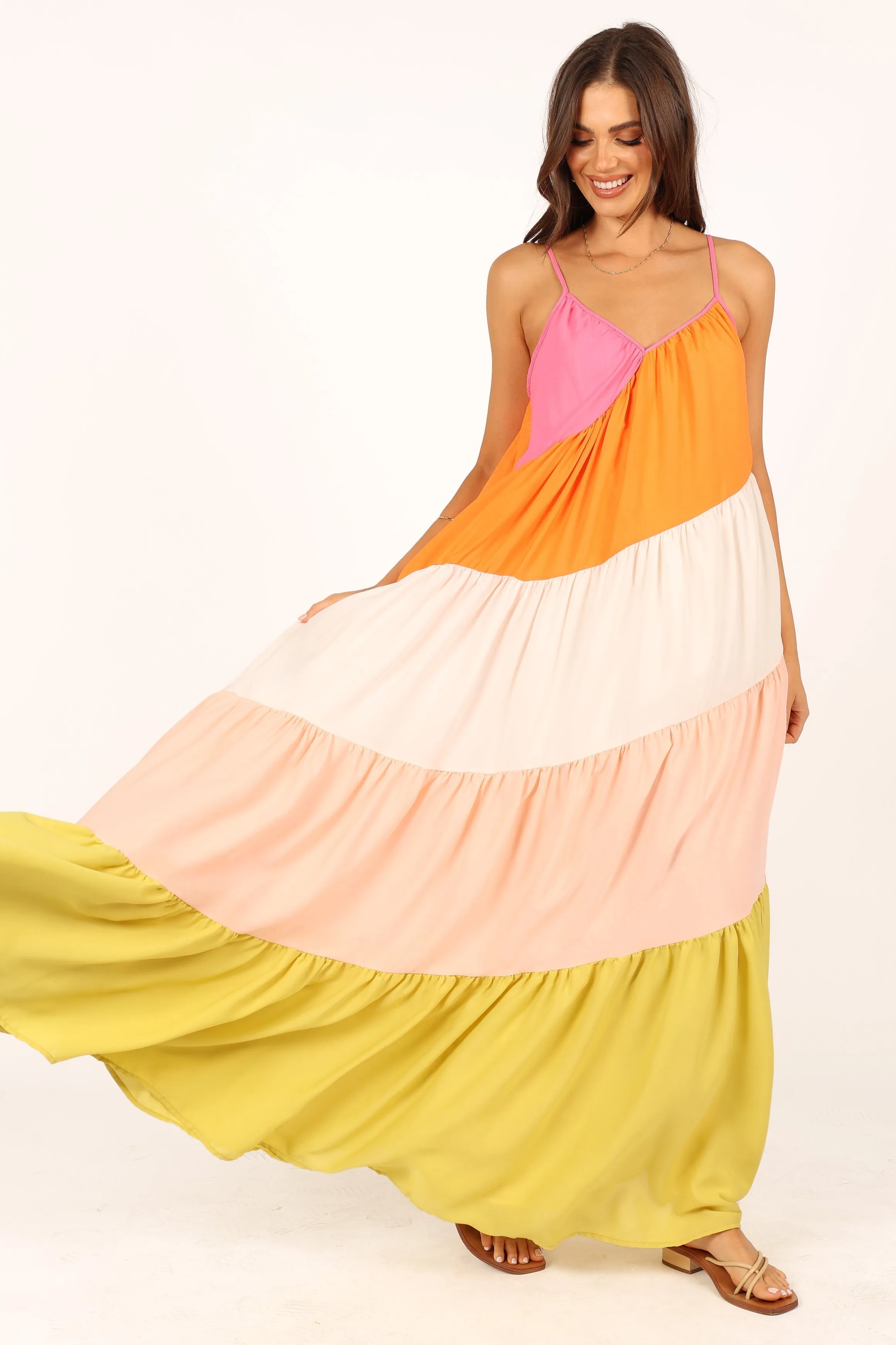 Tallulah Tiered Maxi Dress - Multi sold by Petal & Pup product image thumbnail 4