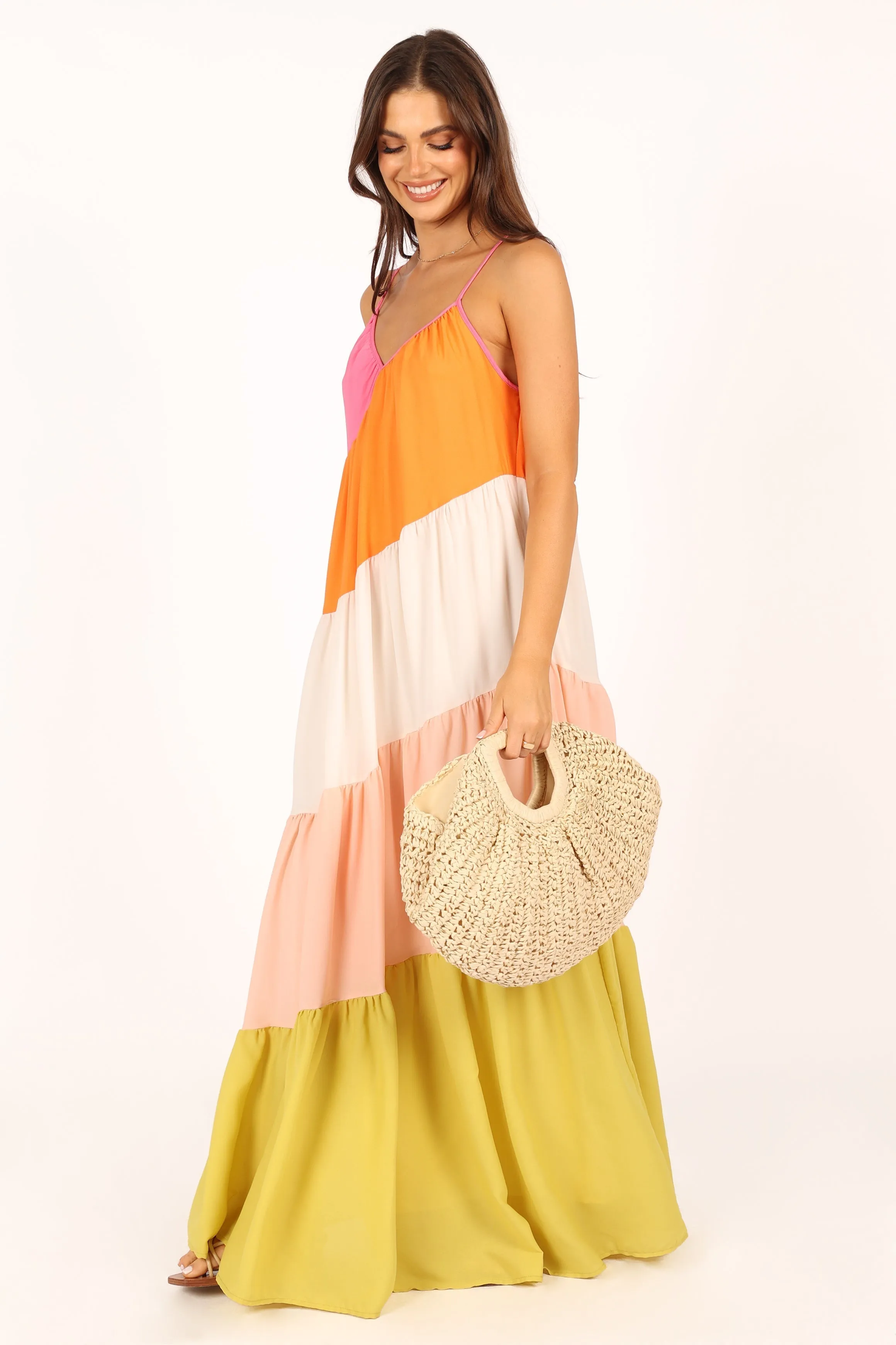 Tallulah Tiered Maxi Dress - Multi sold by Petal & Pup product image thumbnail 3
