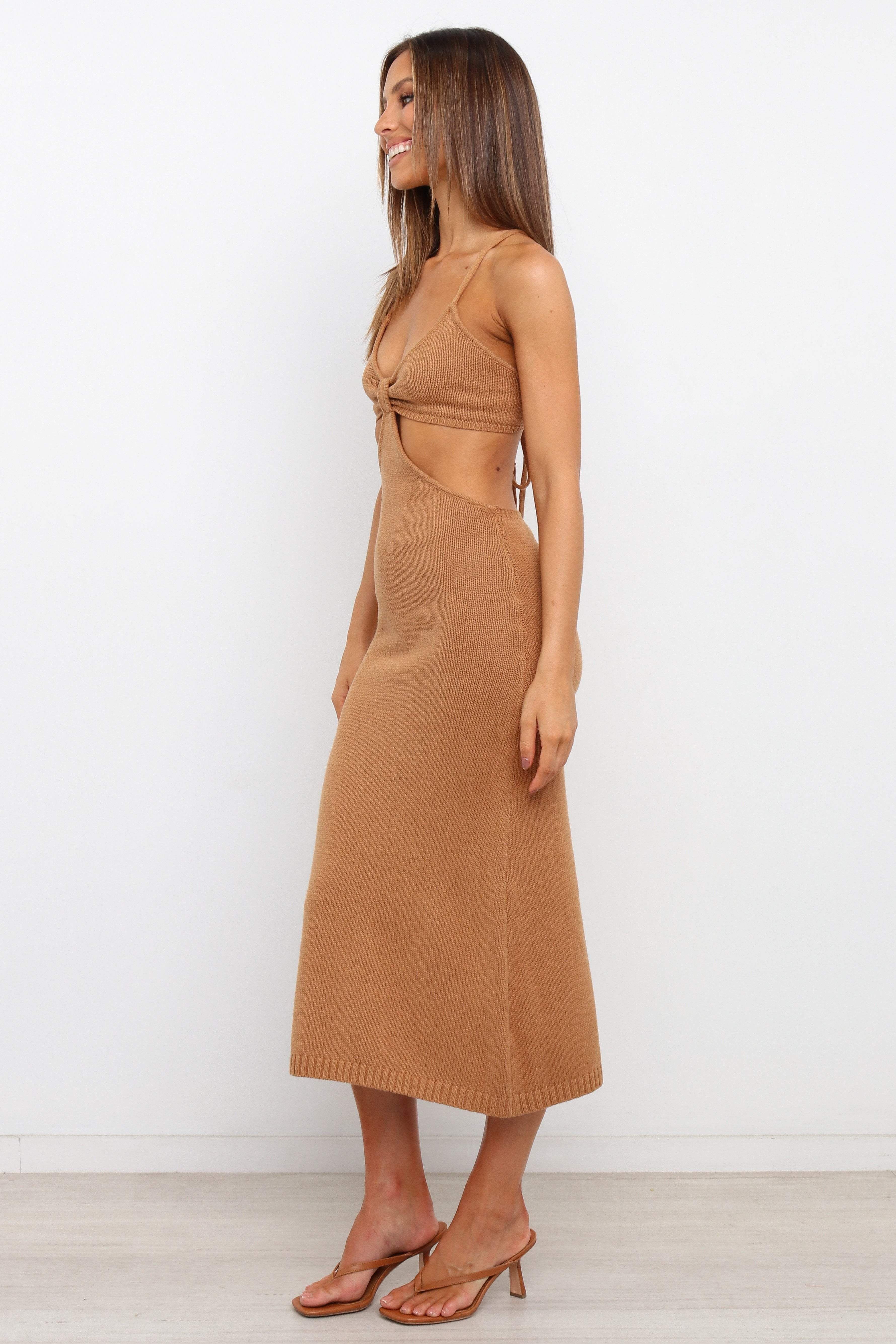 Hailey Dress - Tan sold by Petal & Pup product image thumbnail 5