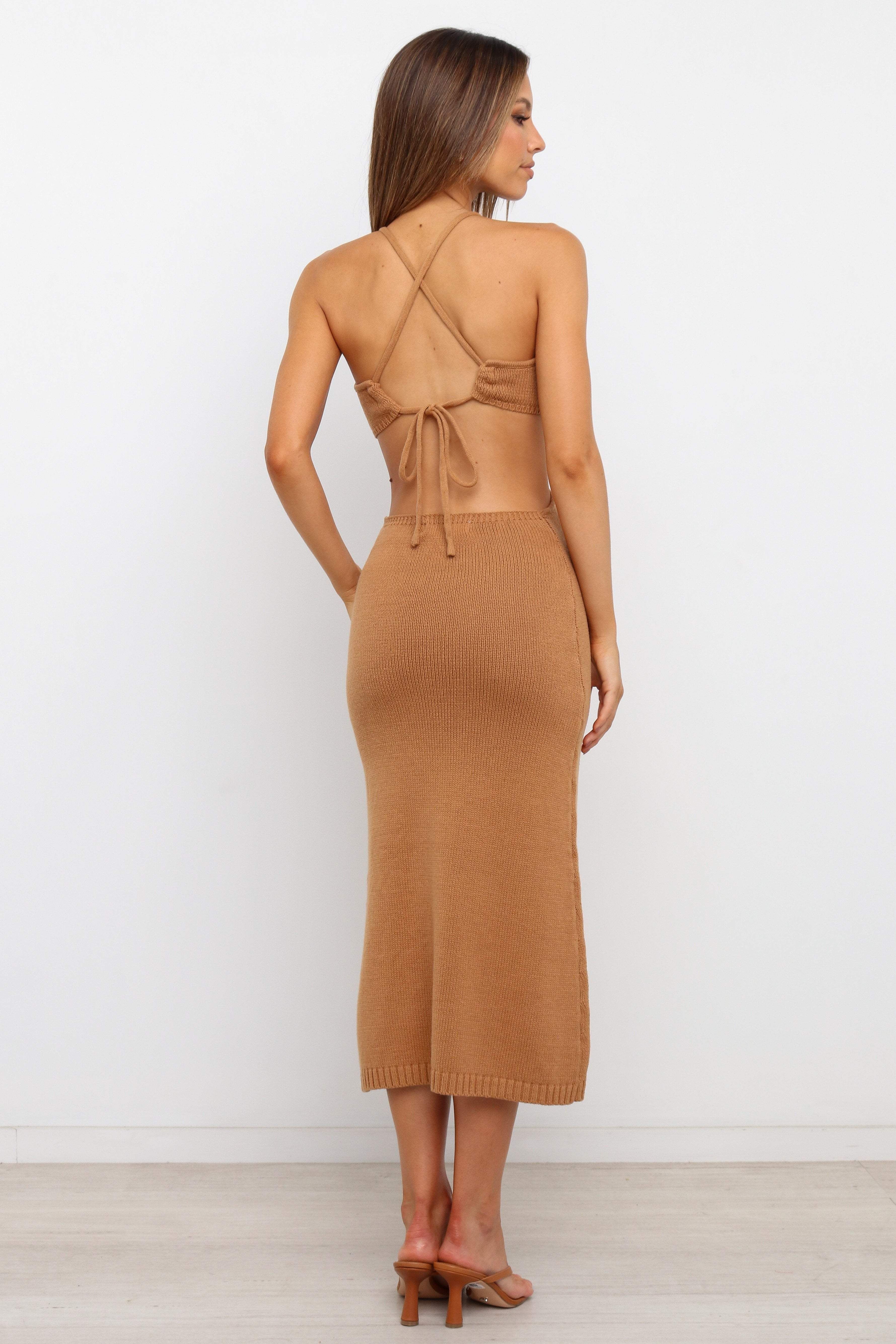 Hailey Dress - Tan sold by Petal & Pup product image thumbnail 7
