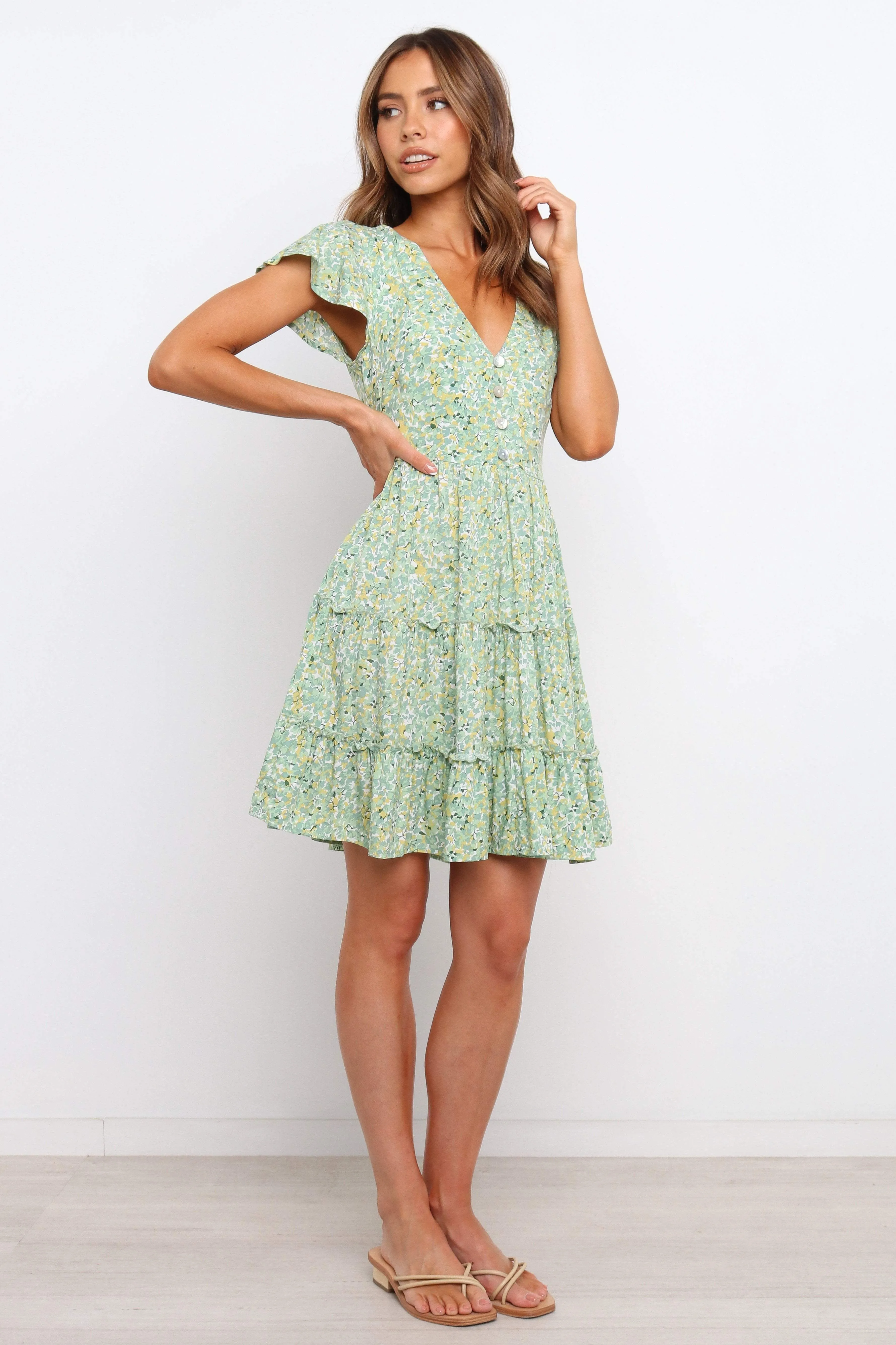 Rosella Dress - Green sold by Petal & Pup product image thumbnail 3