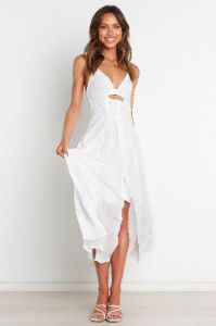 Kairi Dress - White sold by Petal & Pup