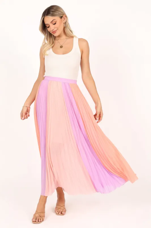 Daniella Maxi Skirt - Lavender sold by Petal & Pup