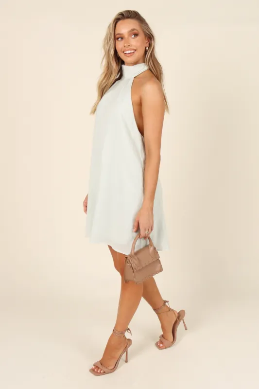 Blair Dress - Dusty Blue made by Petal & Pup