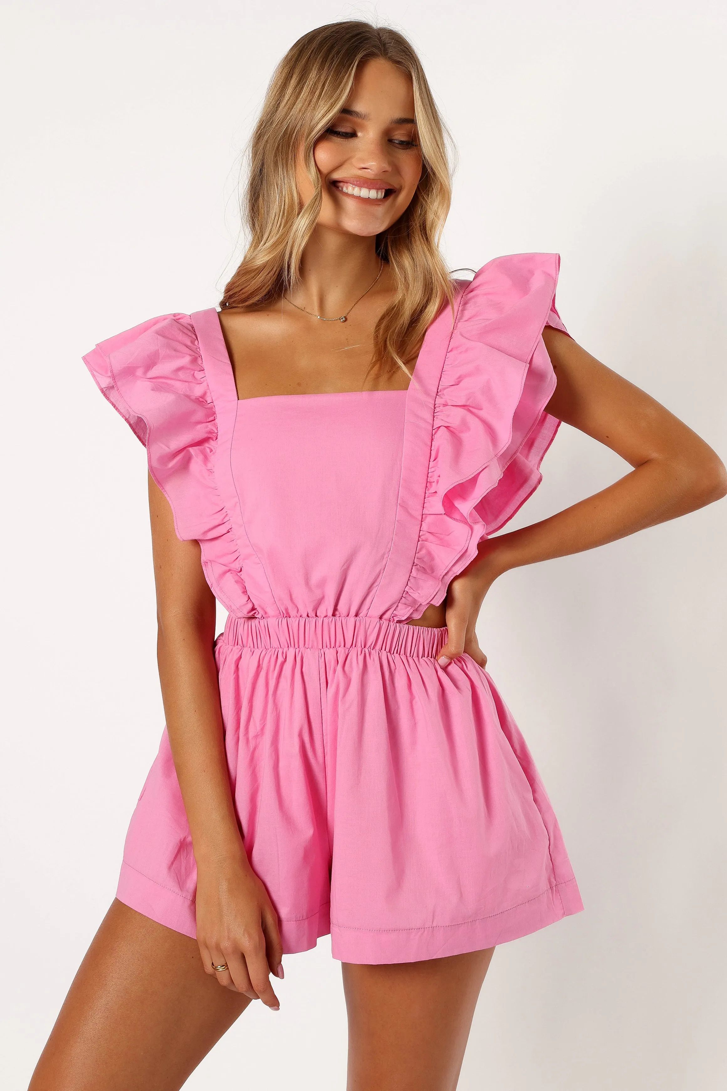 Tori Romper - Candy Pink sold by Petal & Pup product image thumbnail 2