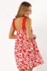 Elena Mini Dress - Red Floral sold by Petal & Pup
