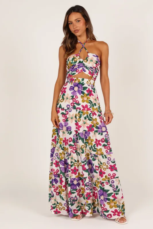 Kari Halter Top Set - Floral sold by Petal & Pup