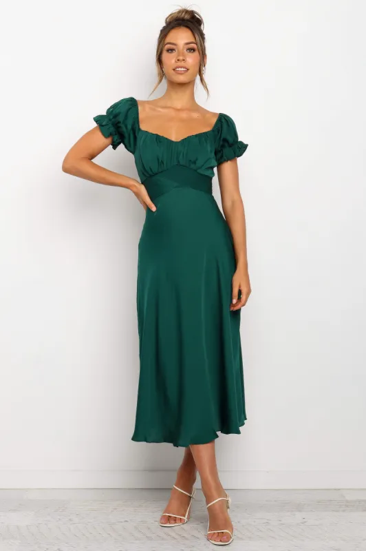 Oralie Dress - Emerald sold by Petal & Pup