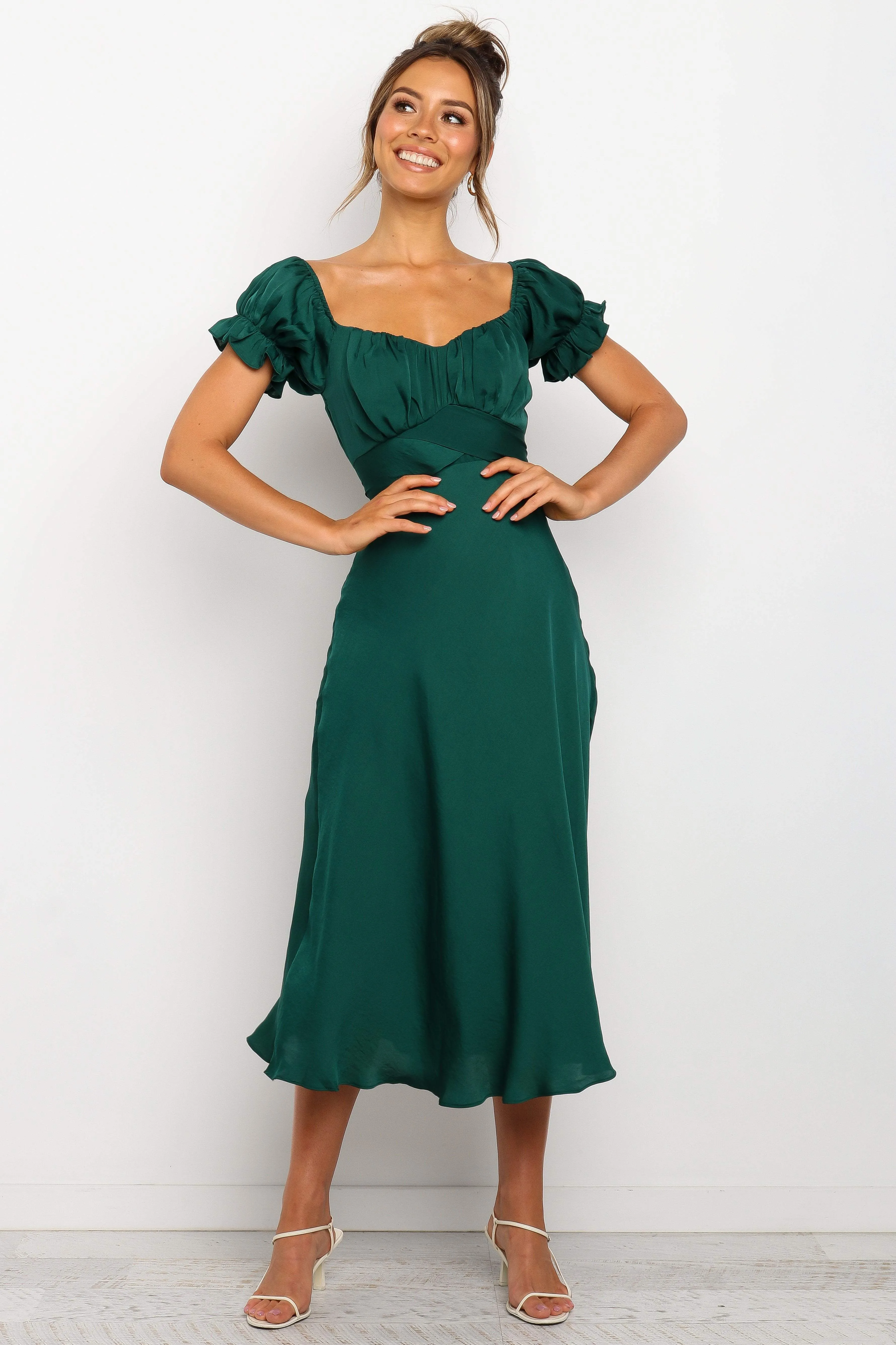 Oralie Dress - Emerald sold by Petal & Pup product image thumbnail 4