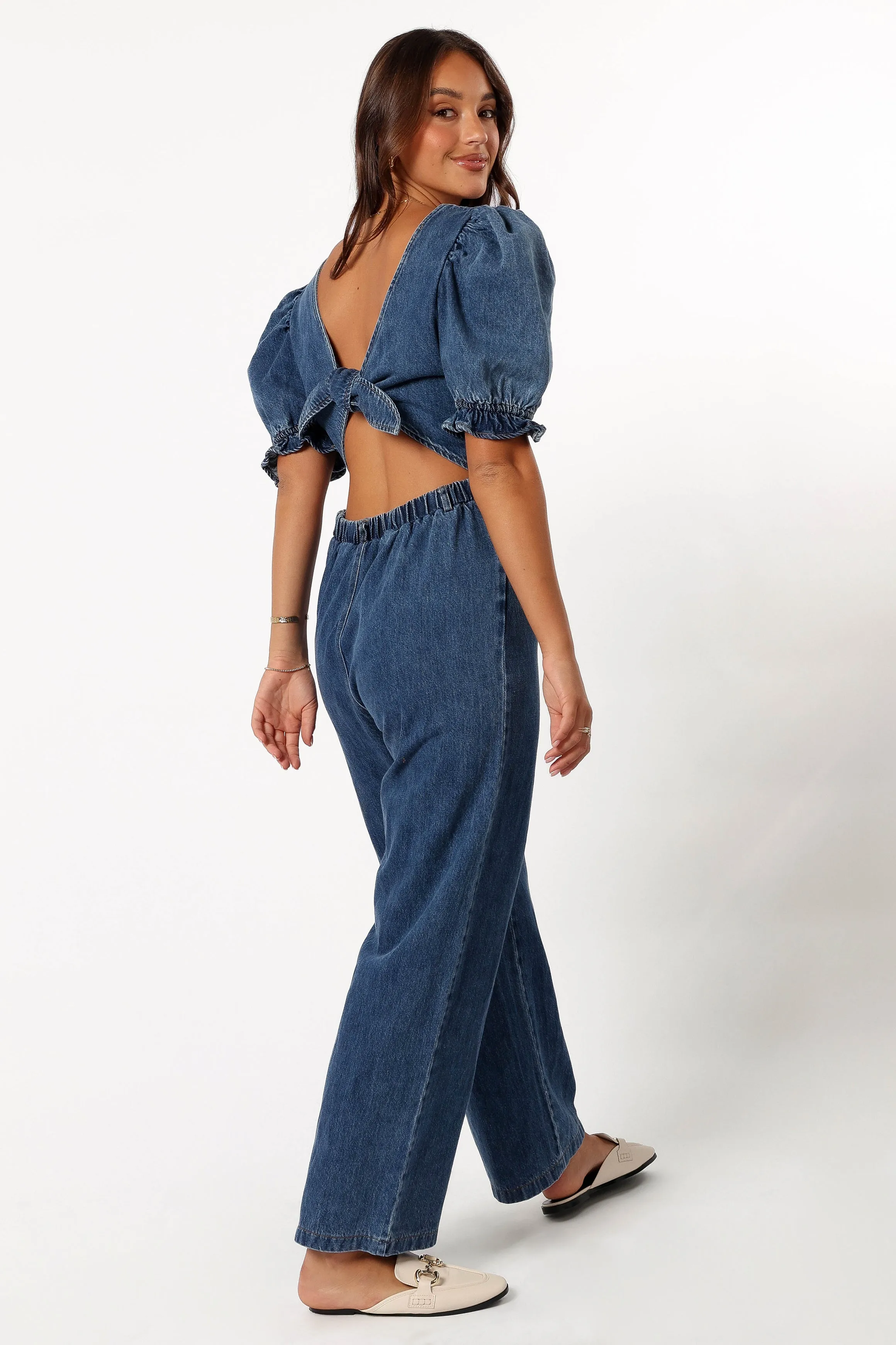 Krissy Jumpsuit - Denim sold by Petal & Pup product image thumbnail 5