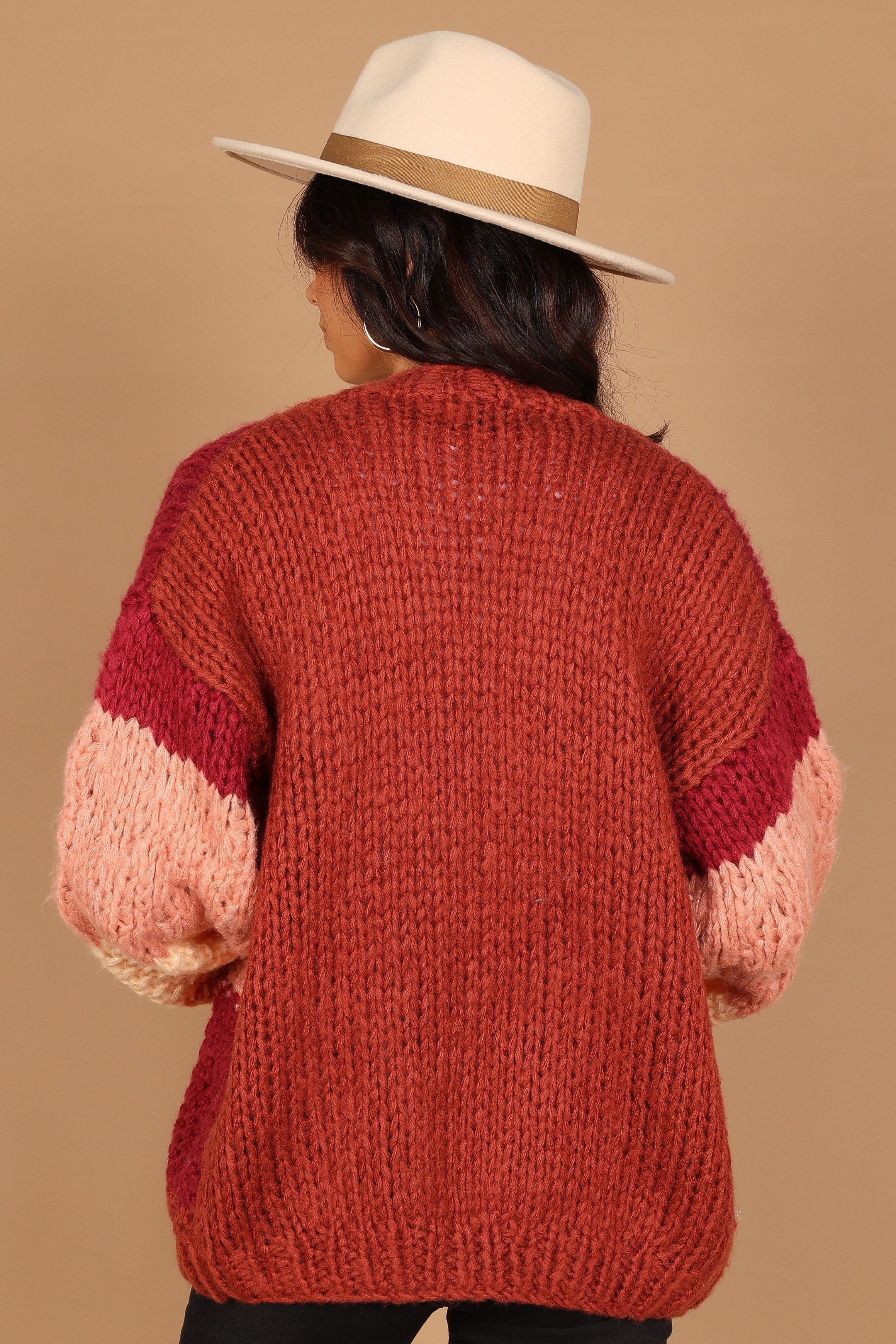 Caroline Oversized Handknit Knit Sweater - Cherry Multi sold by Petal & Pup product image thumbnail 8